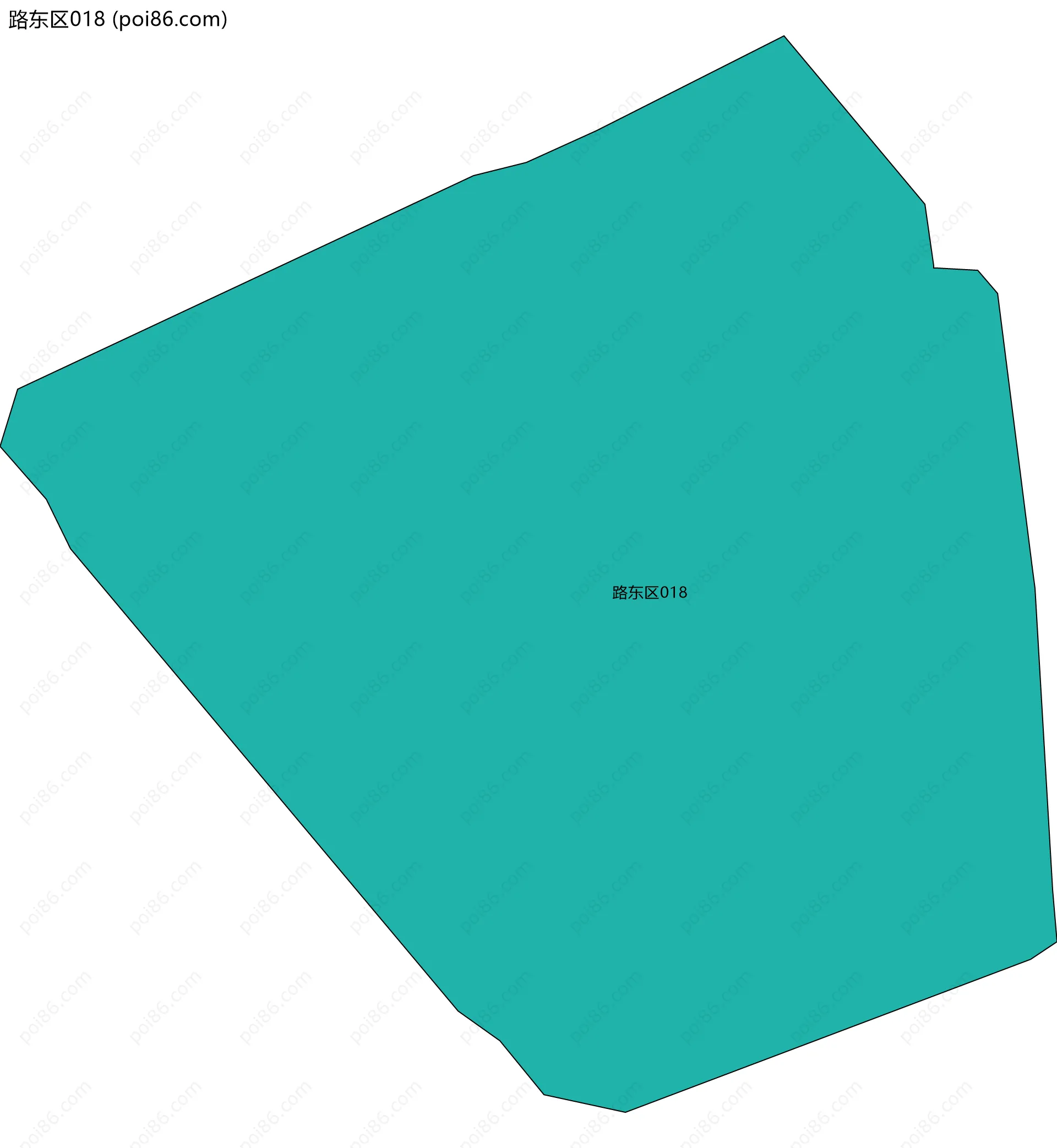 路东区018边界地图
