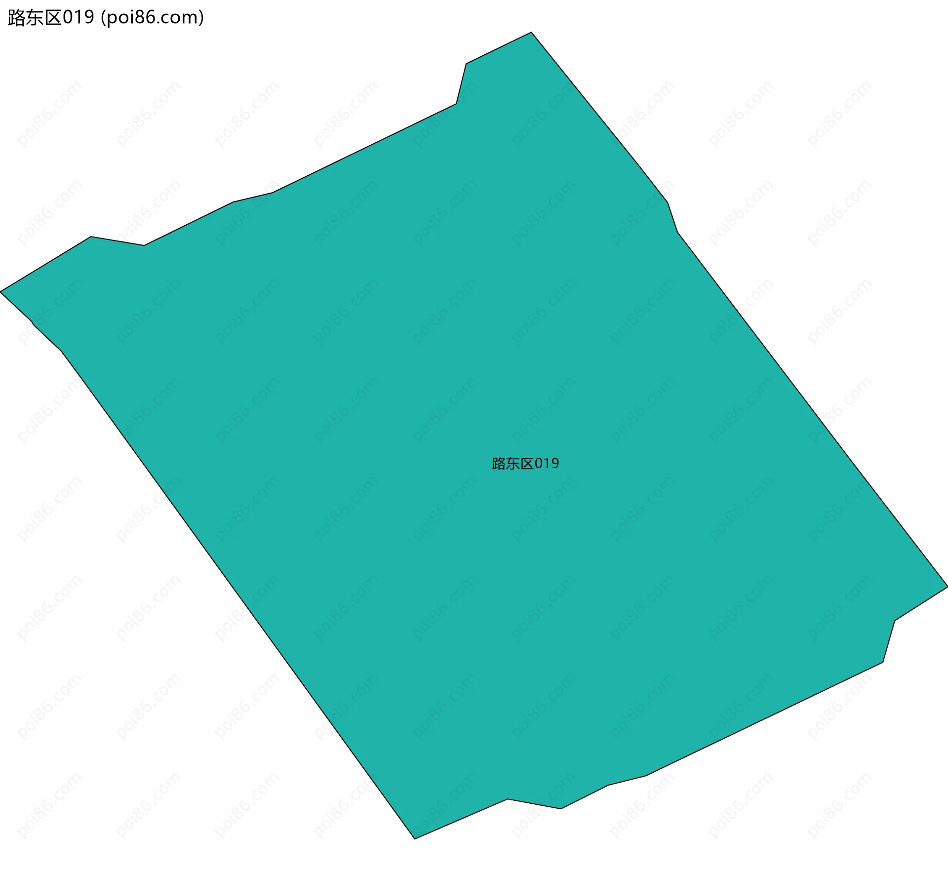 路东区019边界地图