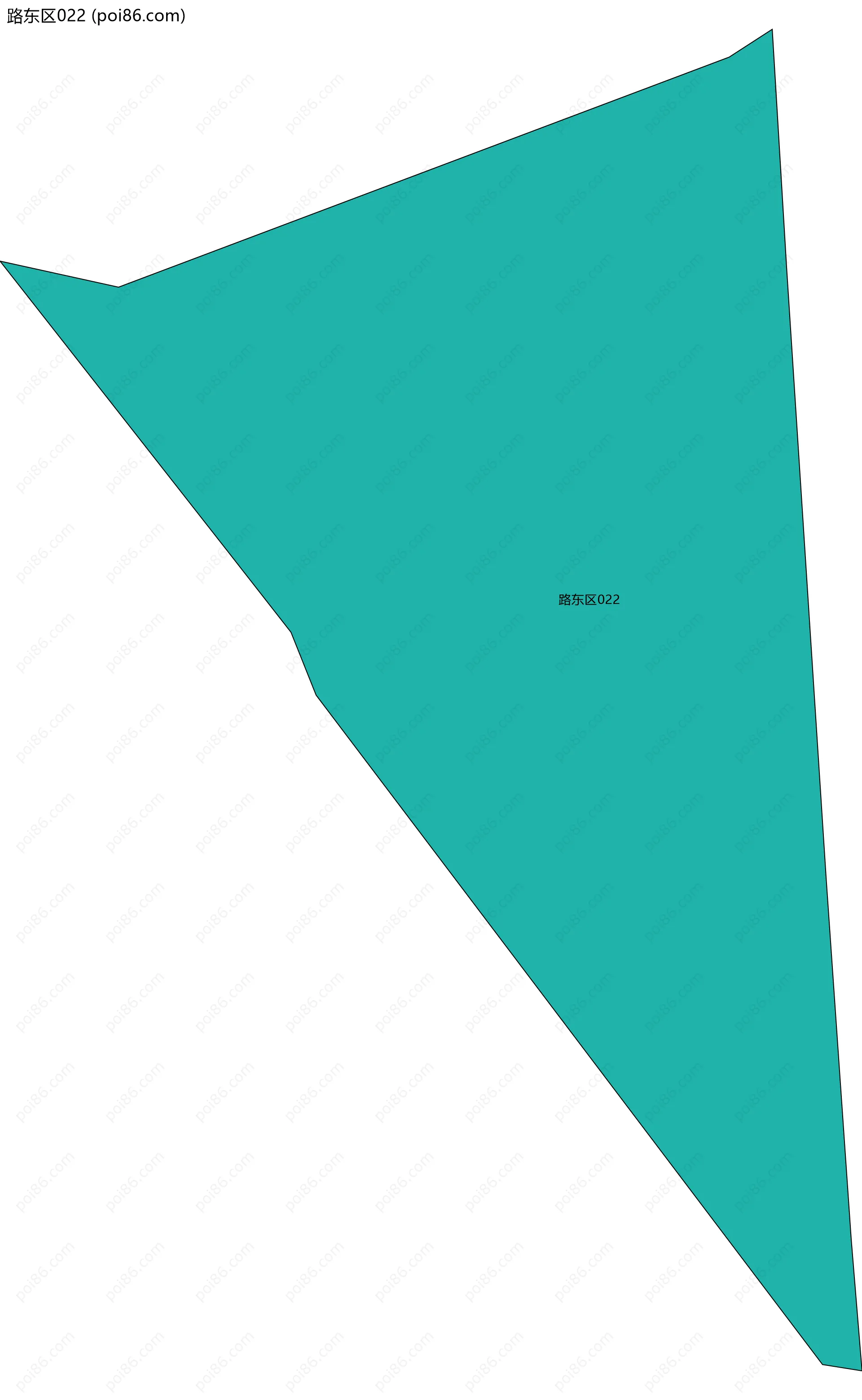 路东区022边界地图