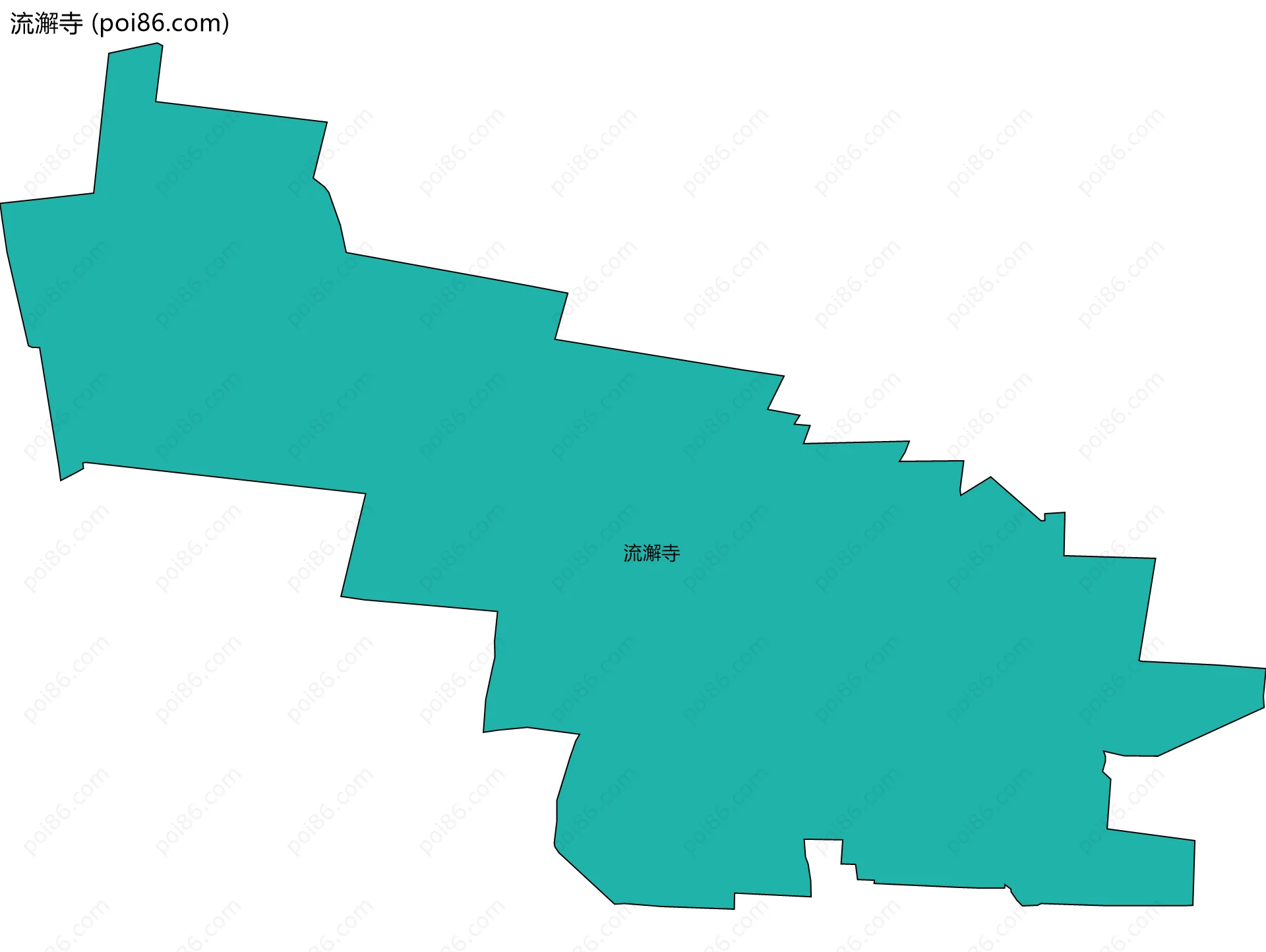 流澥寺边界地图