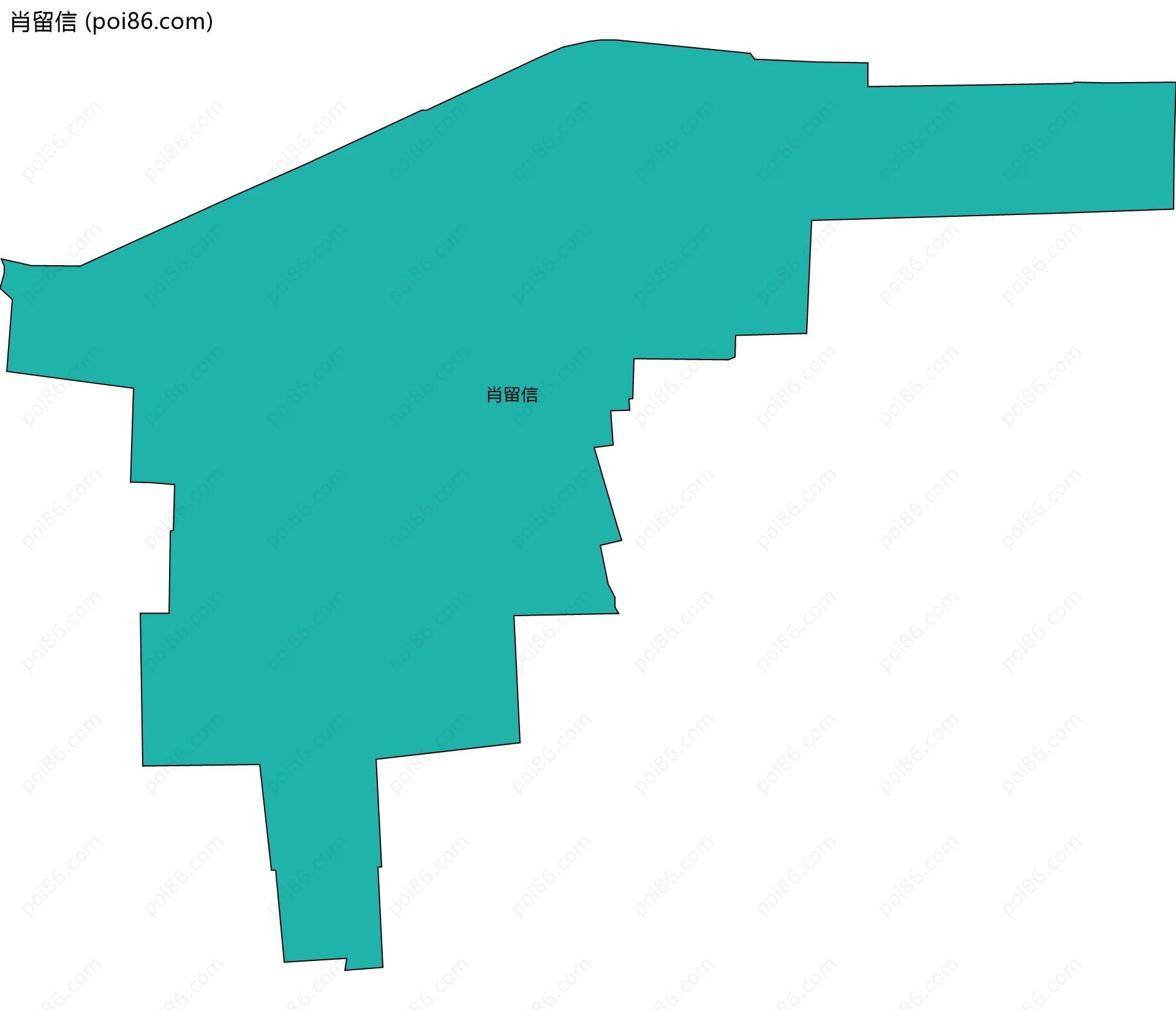 肖留信边界地图