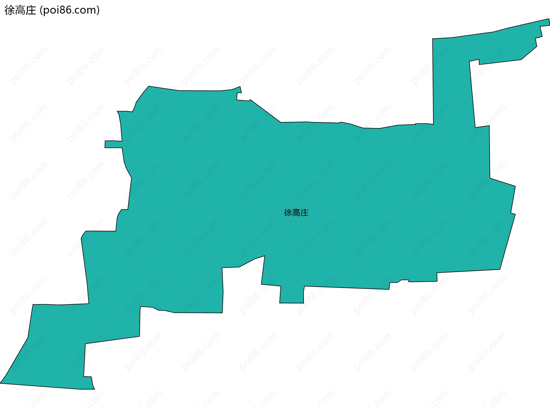 徐高庄边界地图