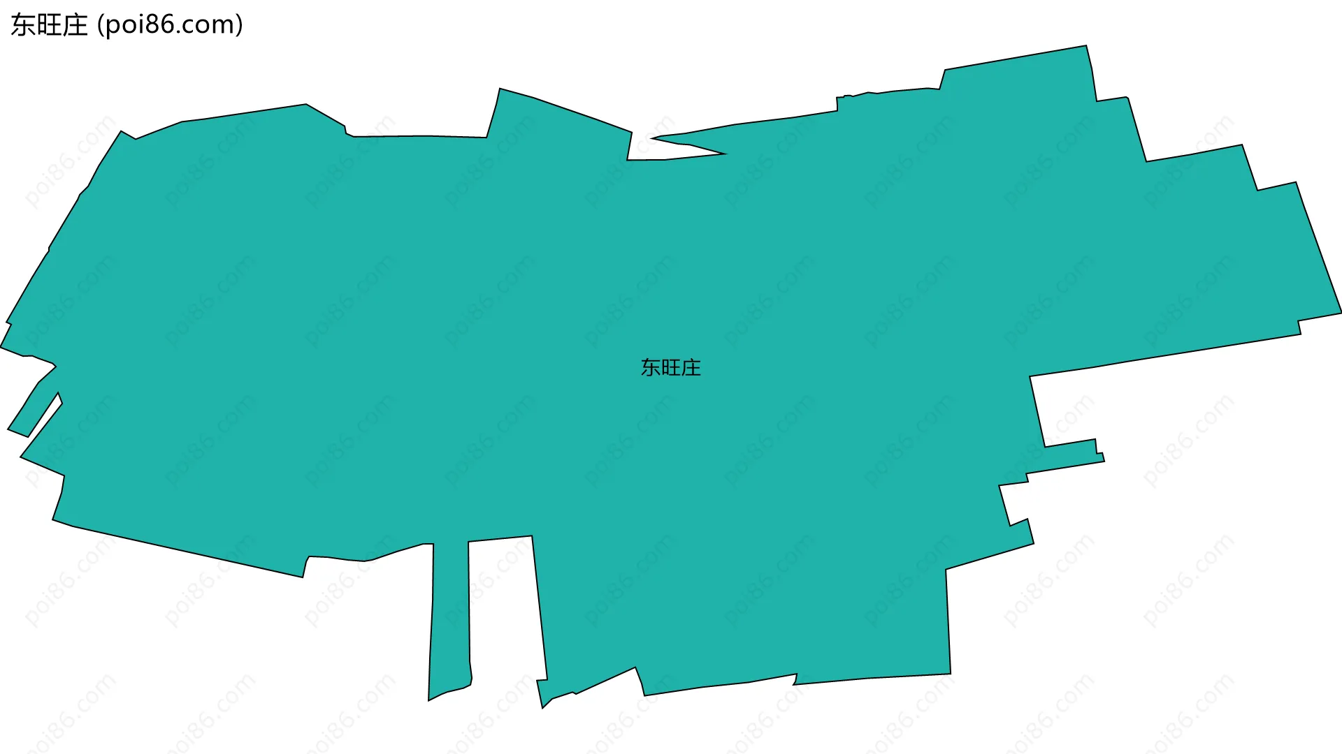 东旺庄边界地图