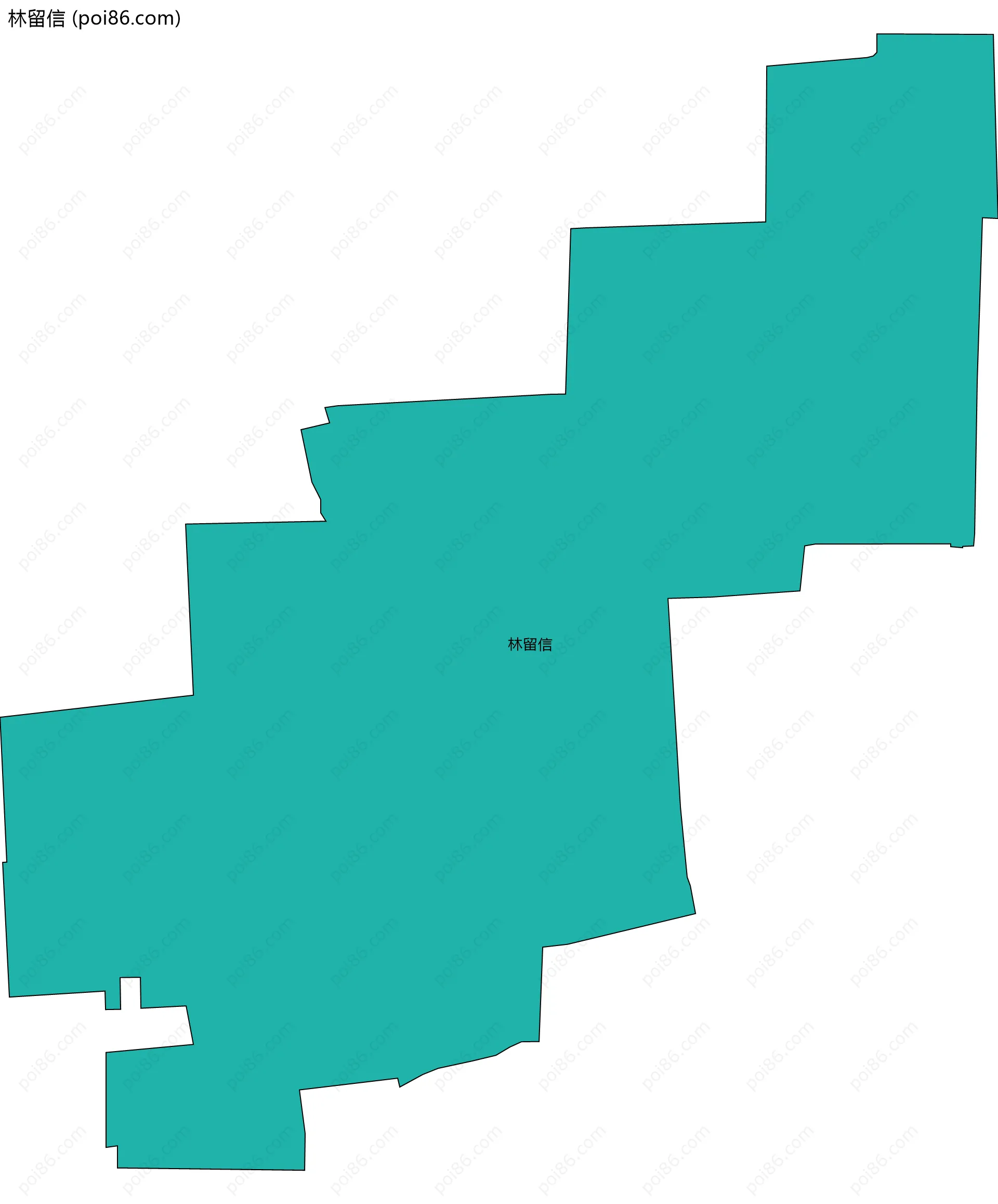 林留信边界地图