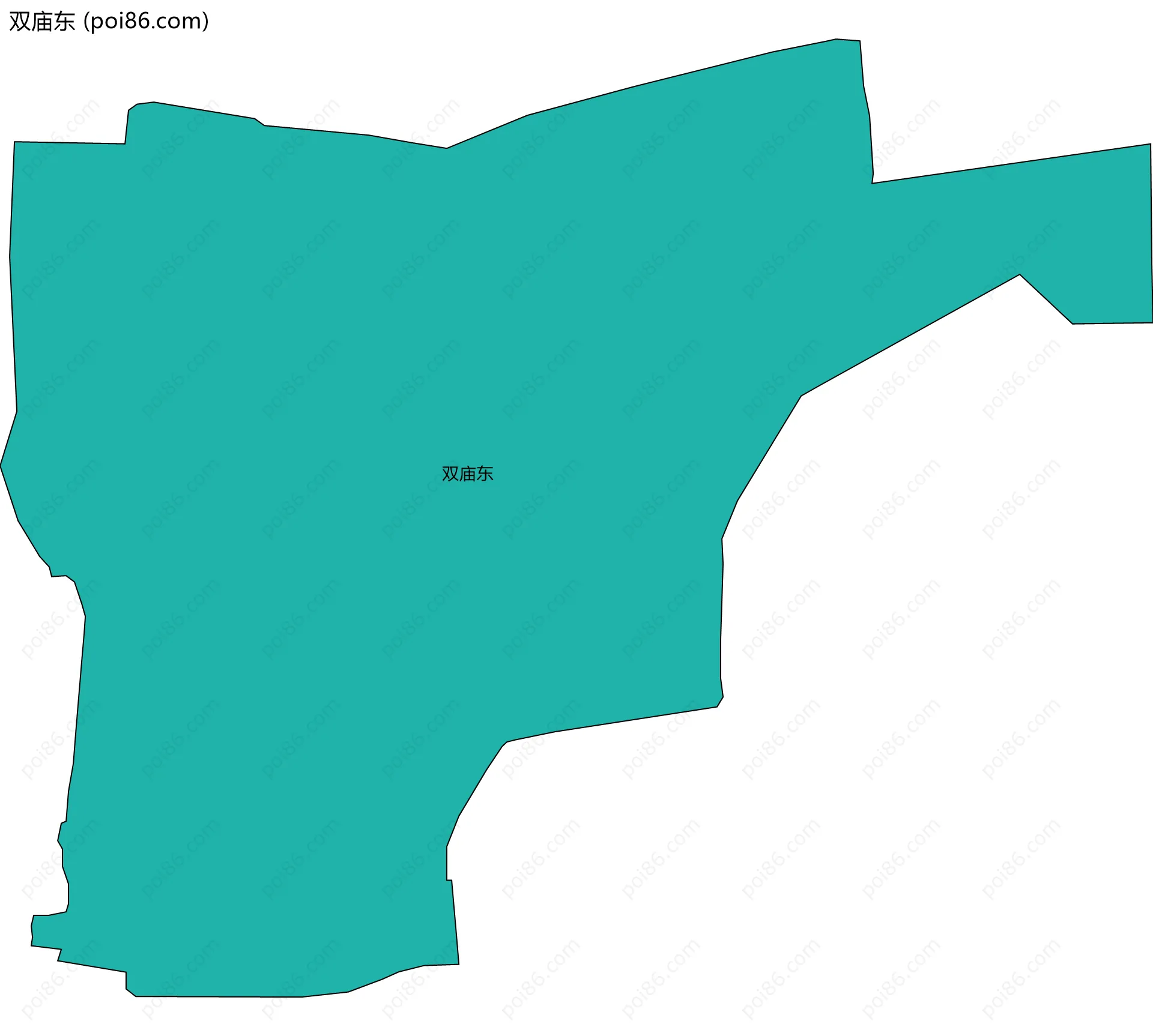 双庙东边界地图