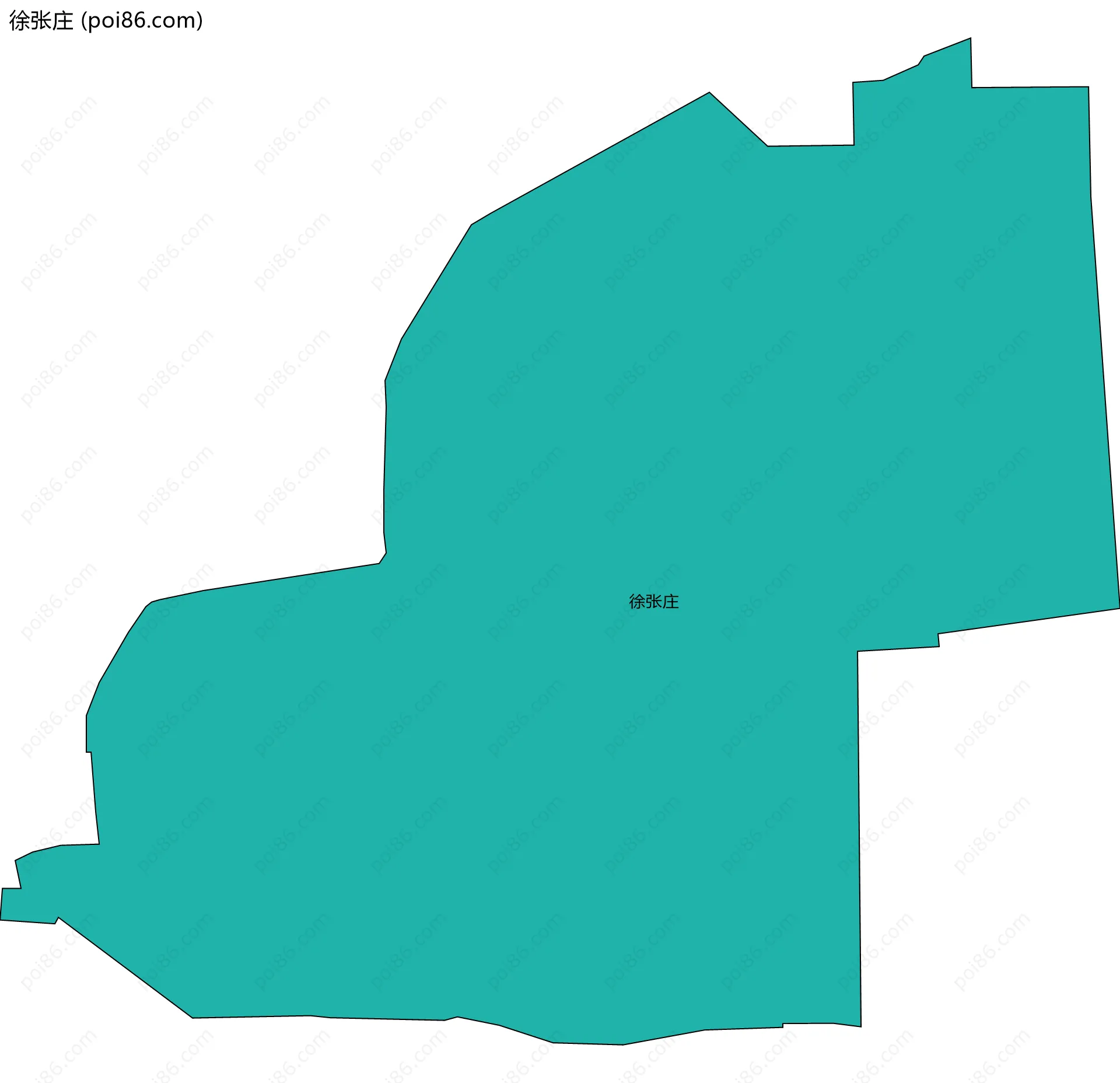 徐张庄边界地图