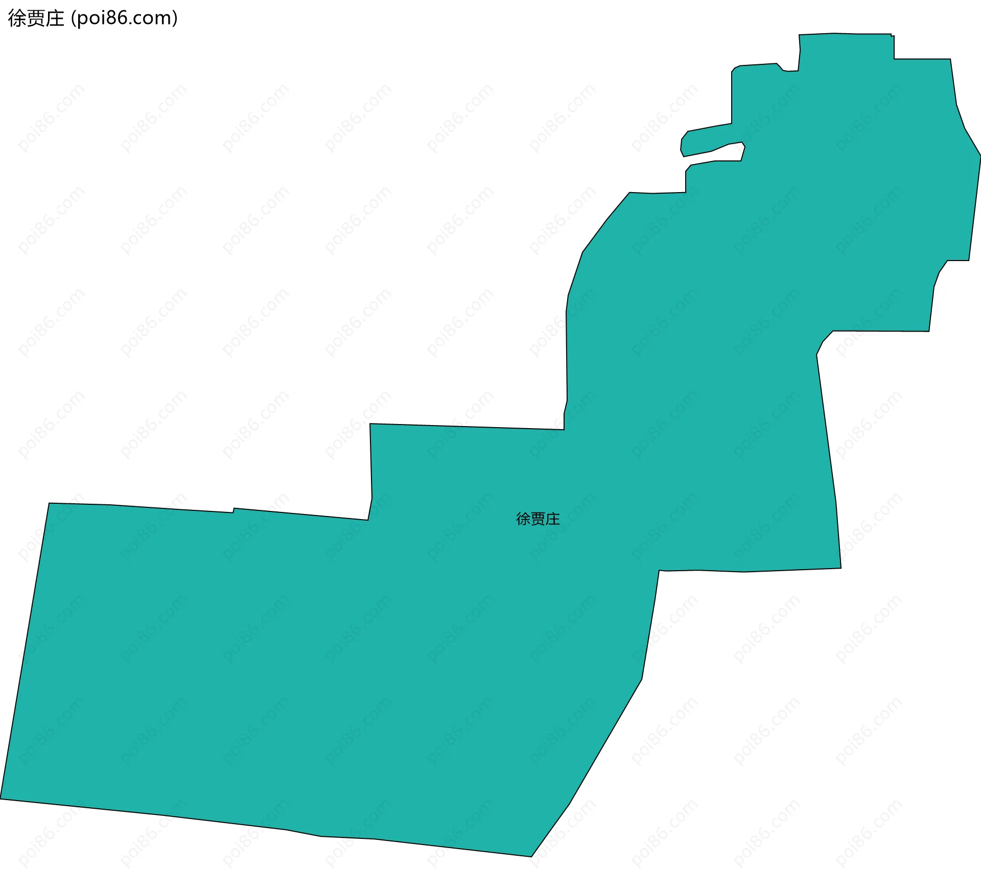 徐贾庄边界地图