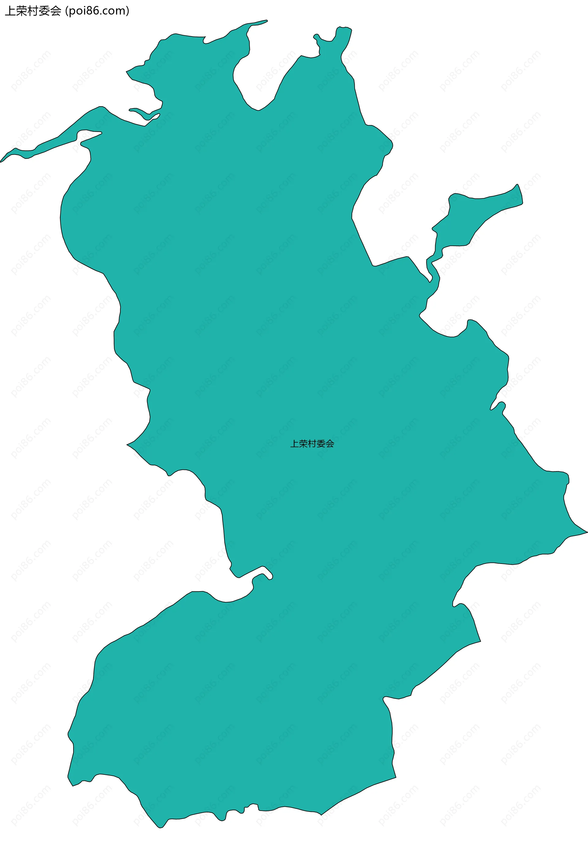 上荣村委会边界地图