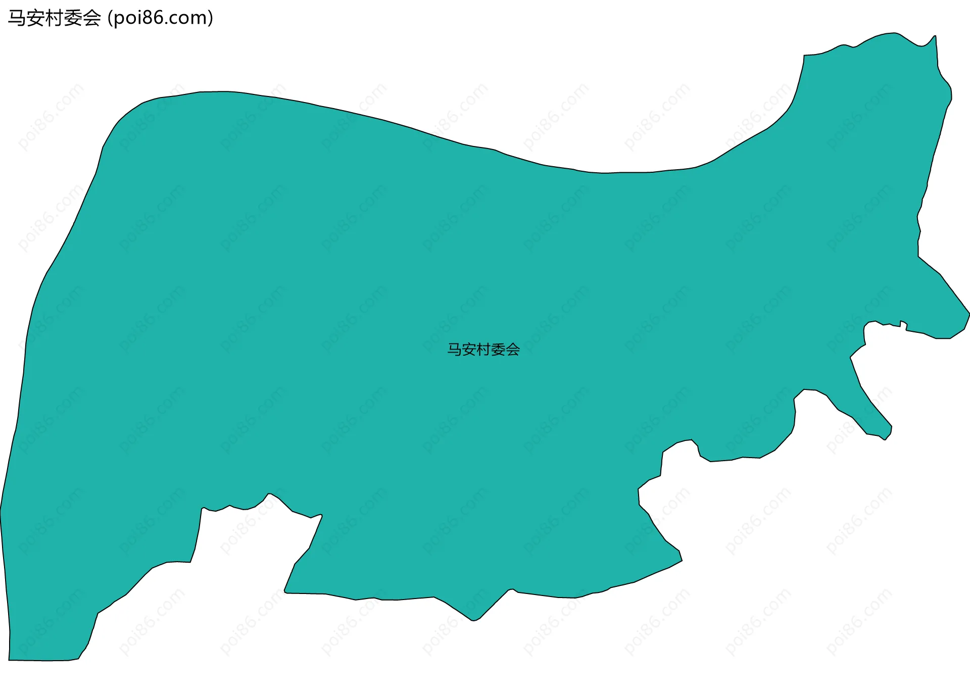 马安村委会边界地图