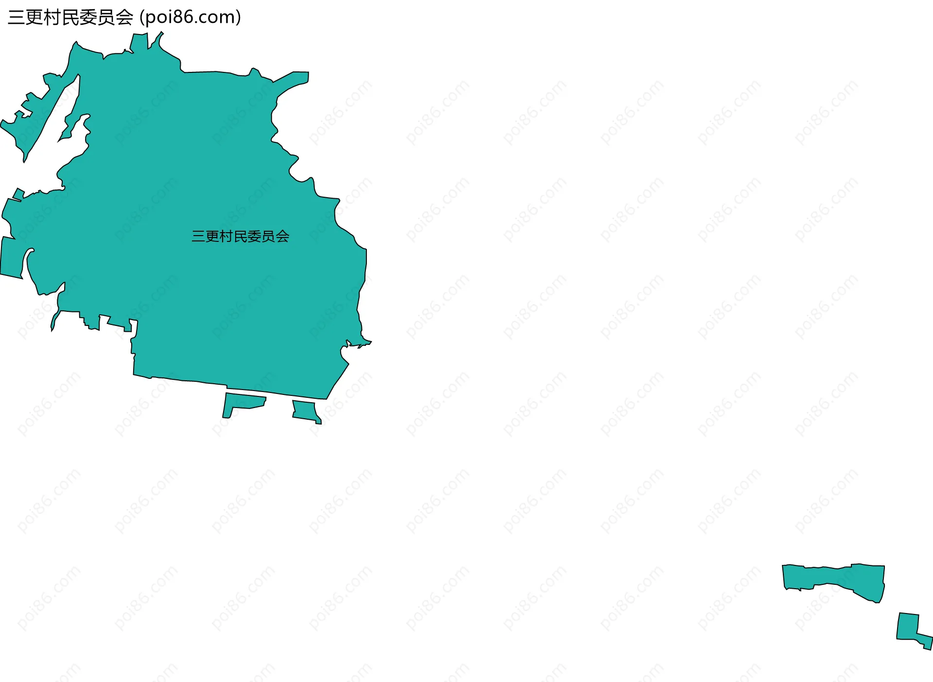 三更村民委员会边界地图