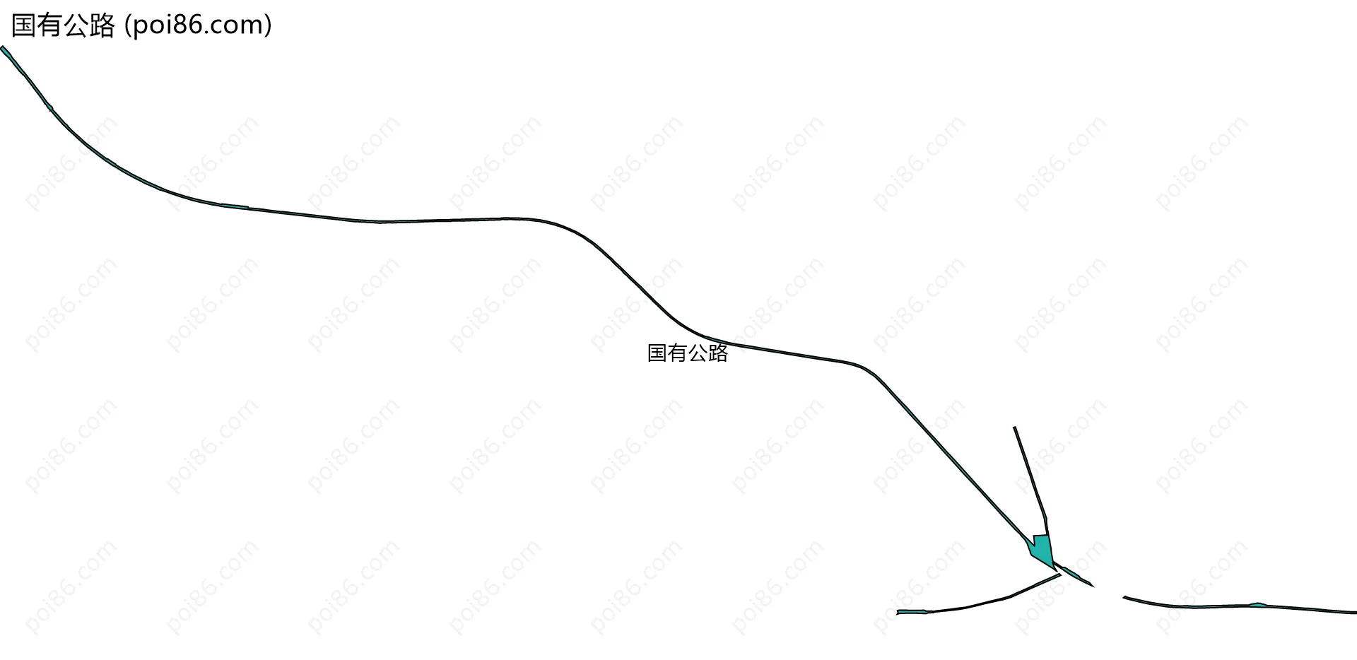 国有公路边界地图