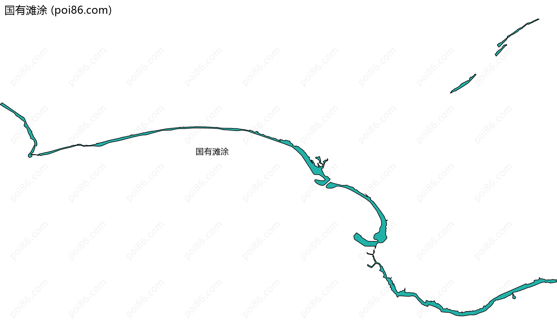 国有滩涂边界地图