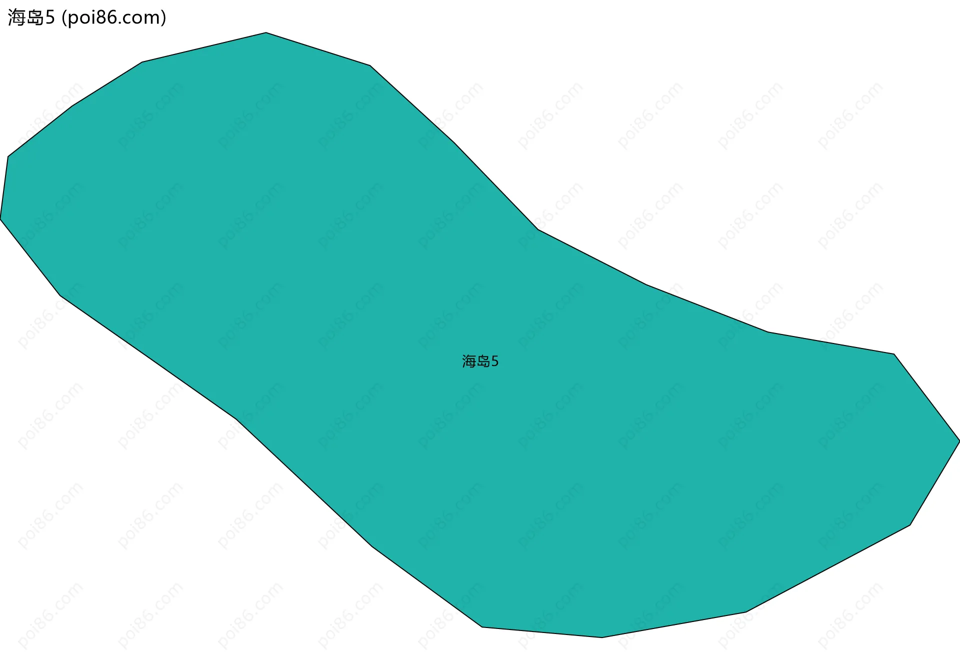 海岛5边界地图