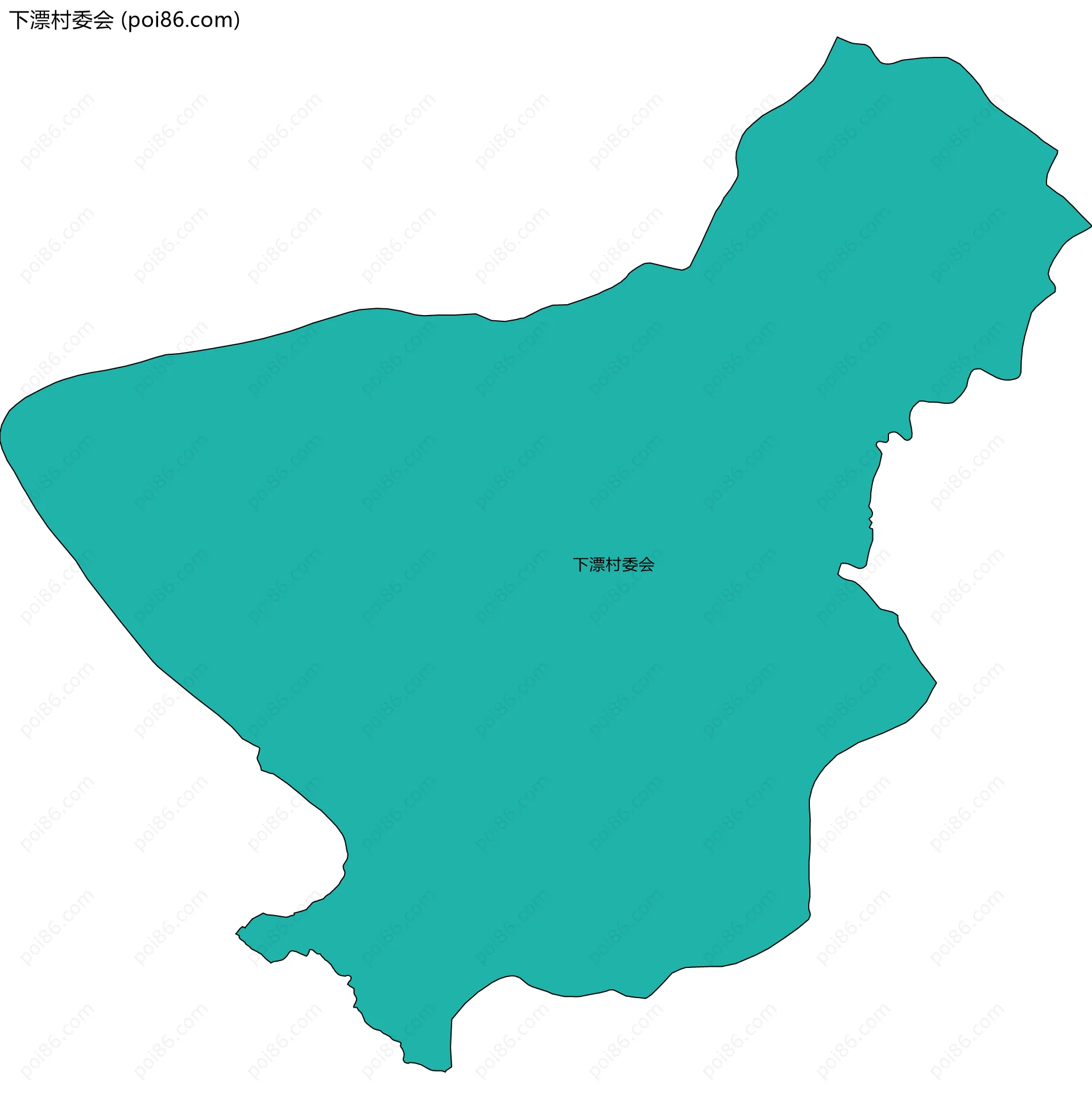 下漂村委会边界地图