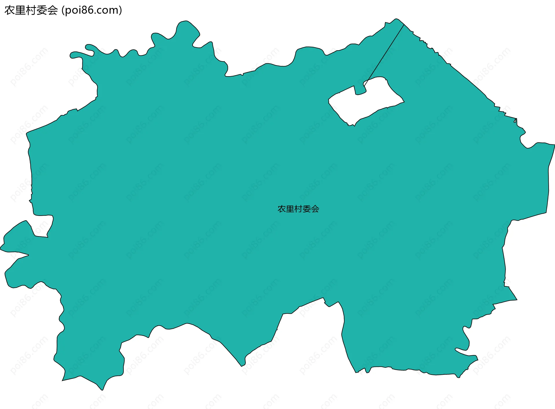 农里村委会边界地图