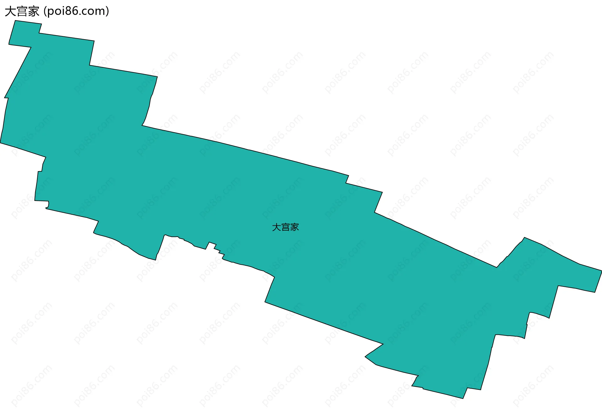 大宫家边界地图