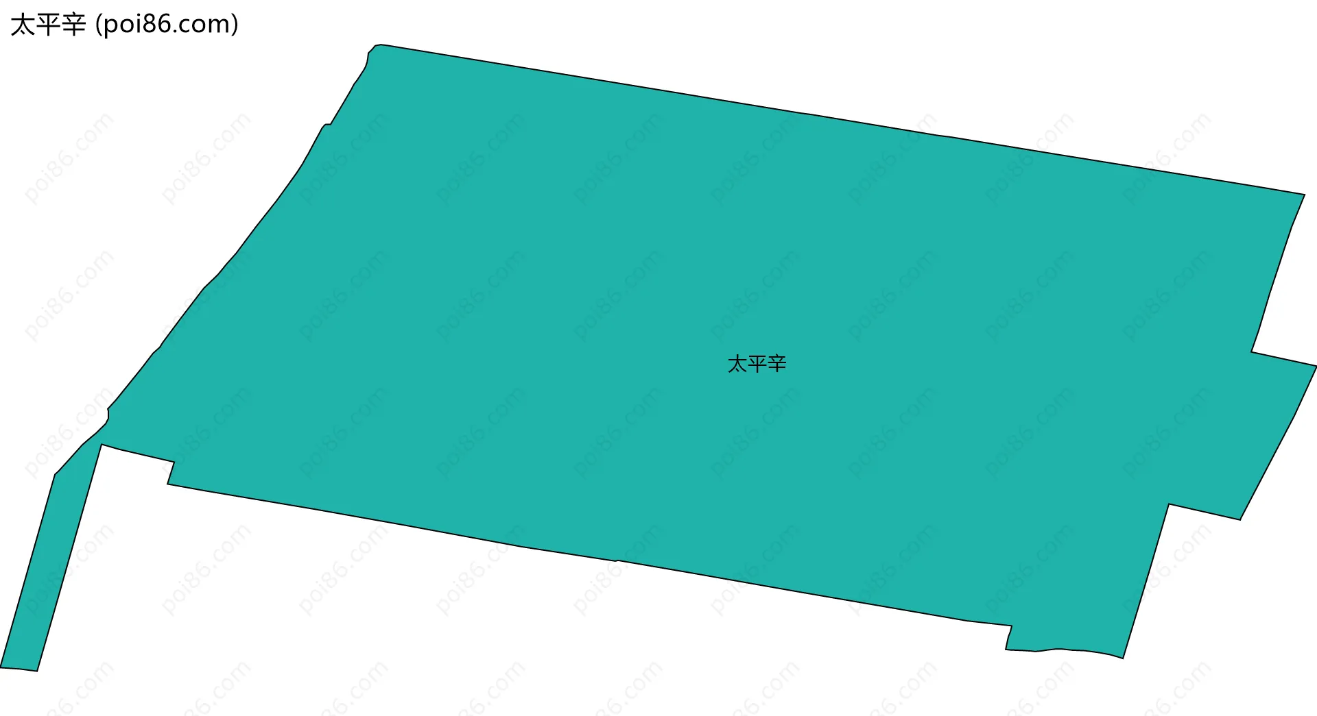 太平辛边界地图