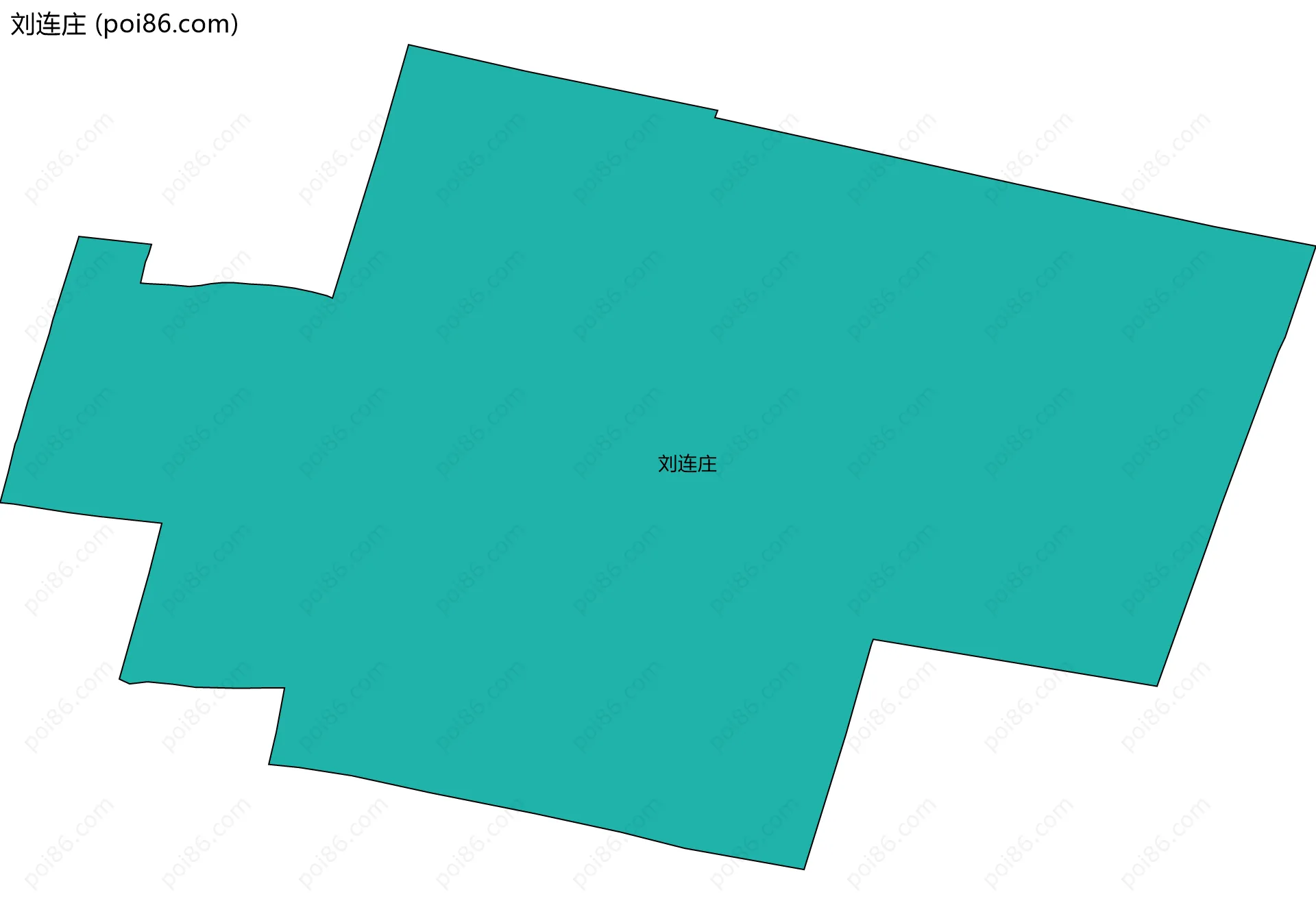 刘连庄边界地图