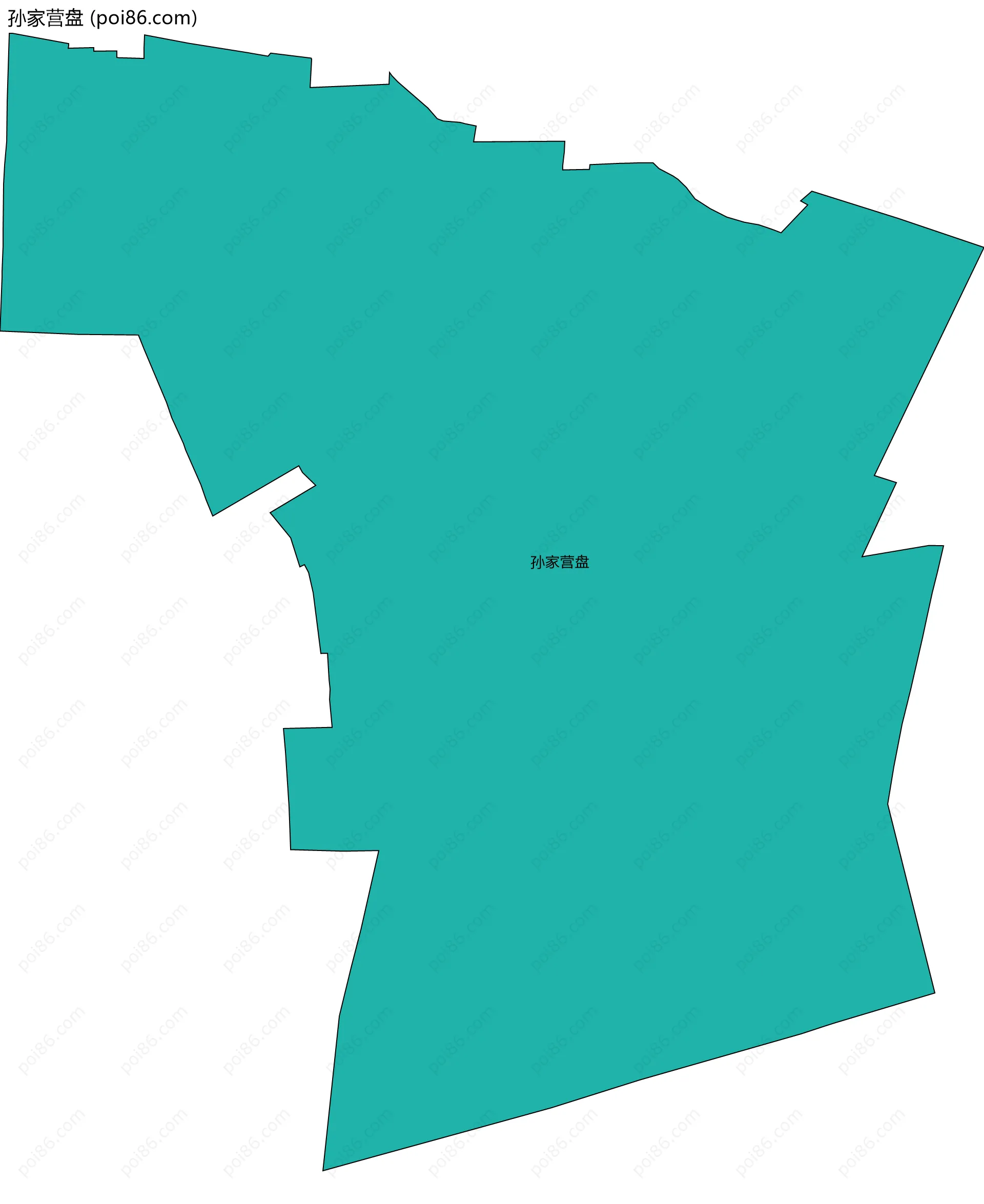 孙家营盘边界地图