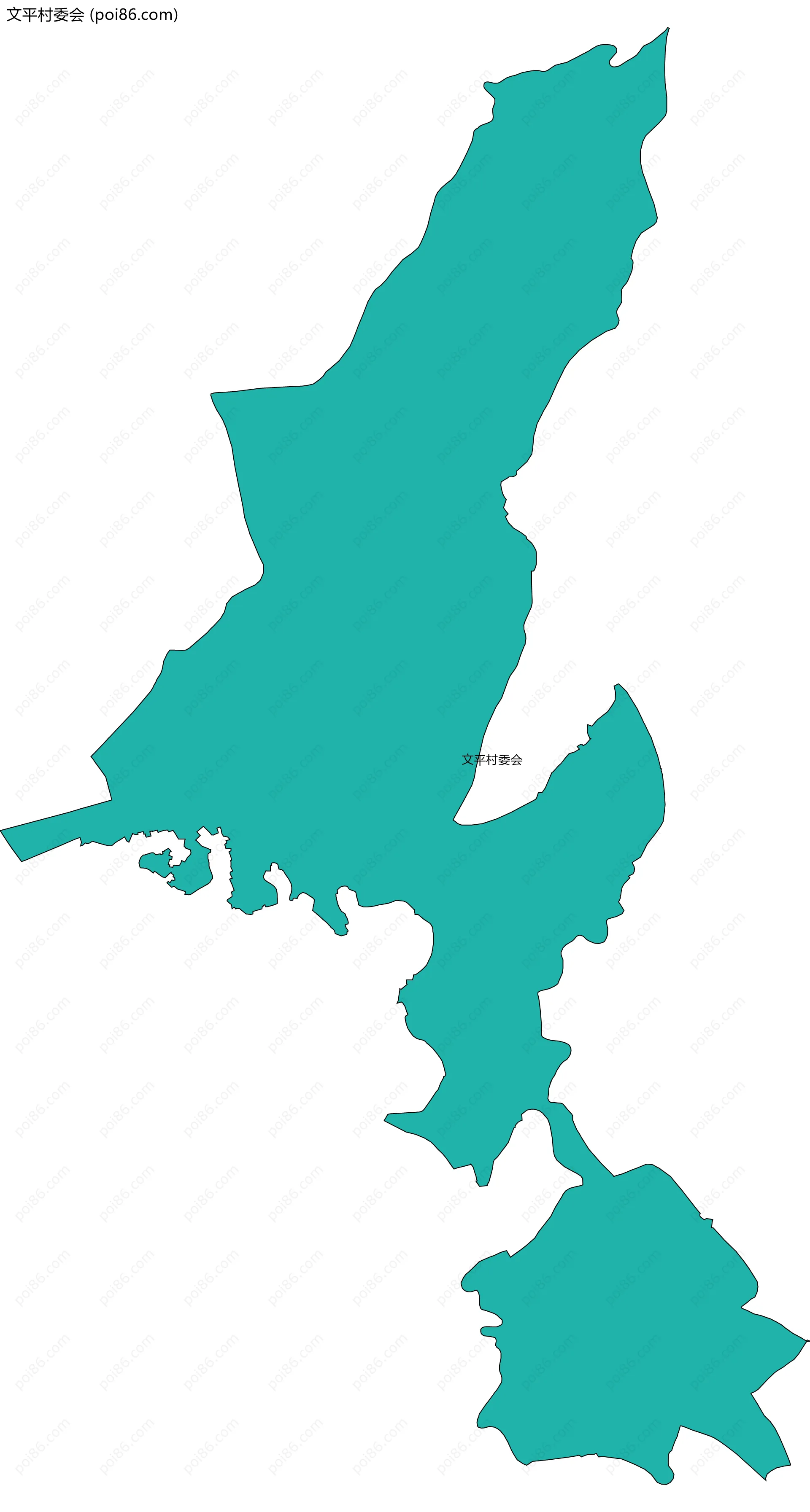 文平村委会边界地图