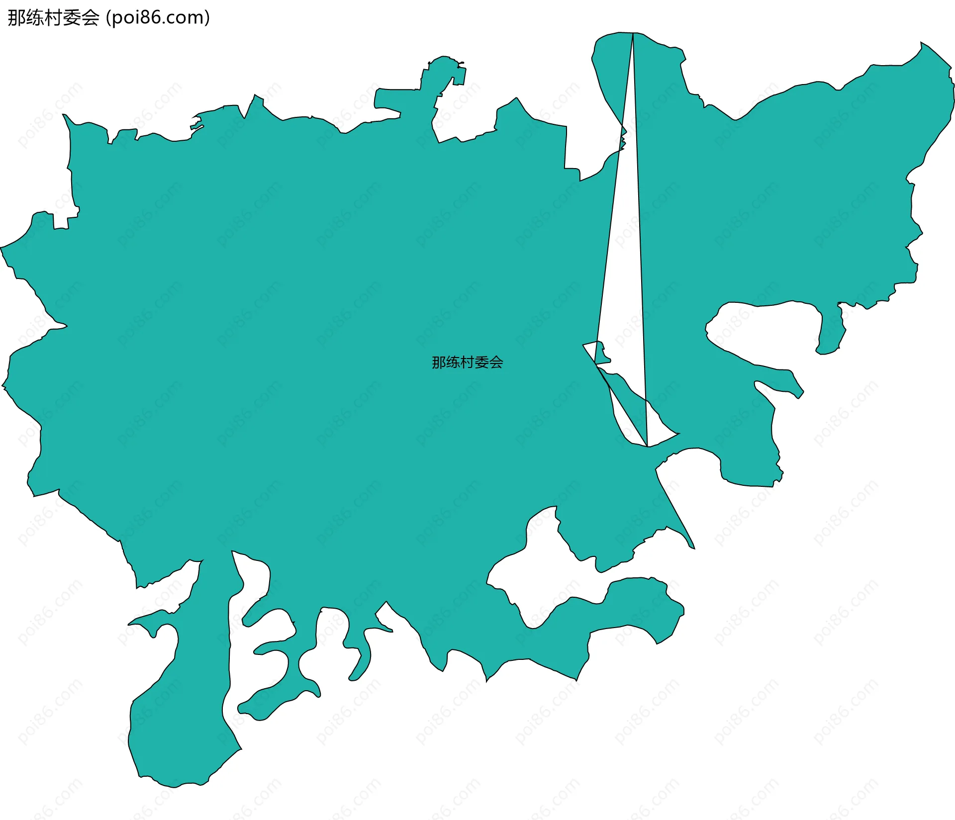 那练村委会边界地图