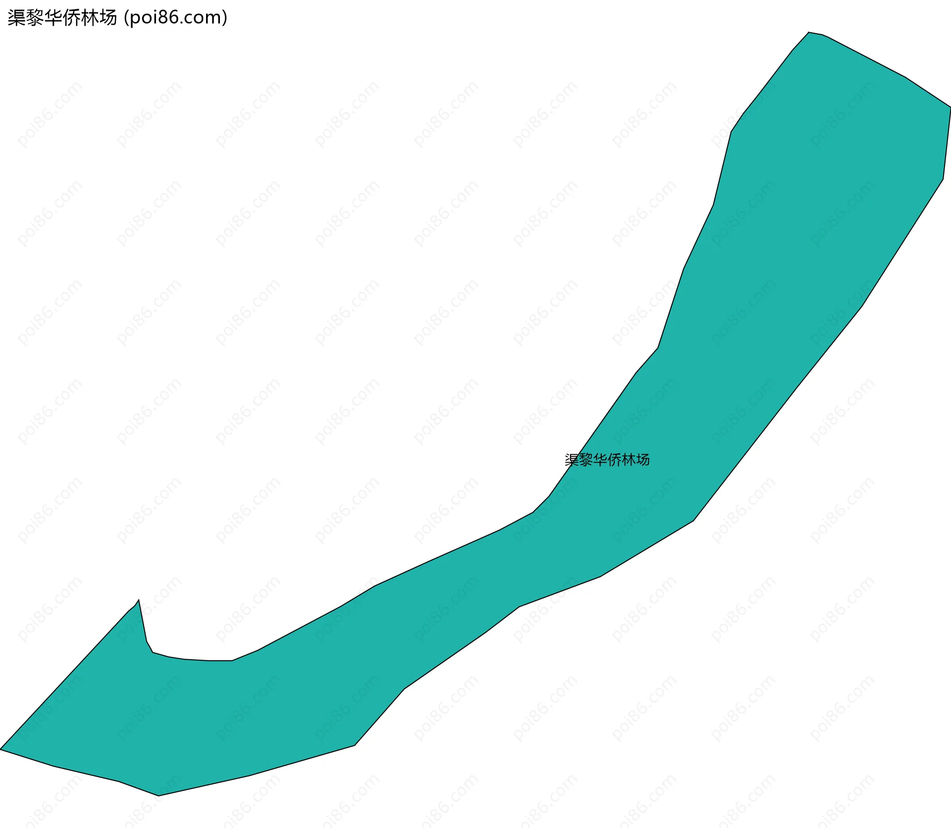 渠黎华侨林场边界地图