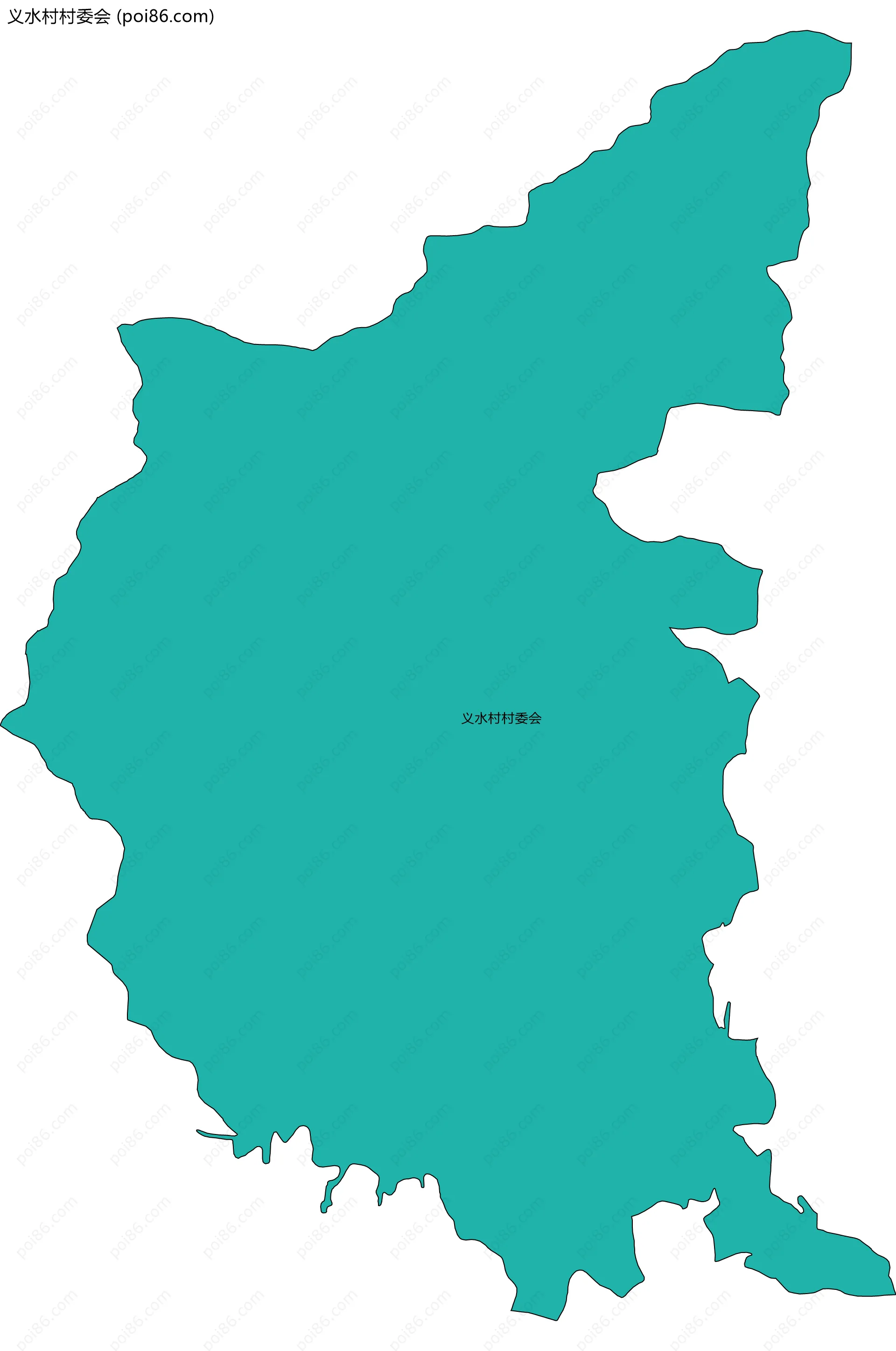 义水村村委会边界地图