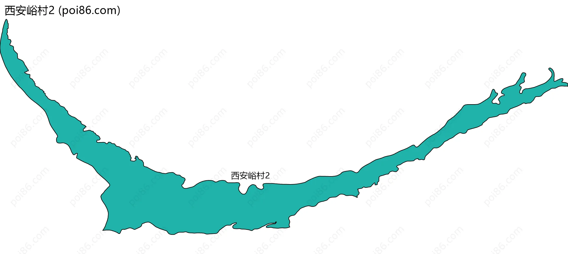 西安峪村2边界地图