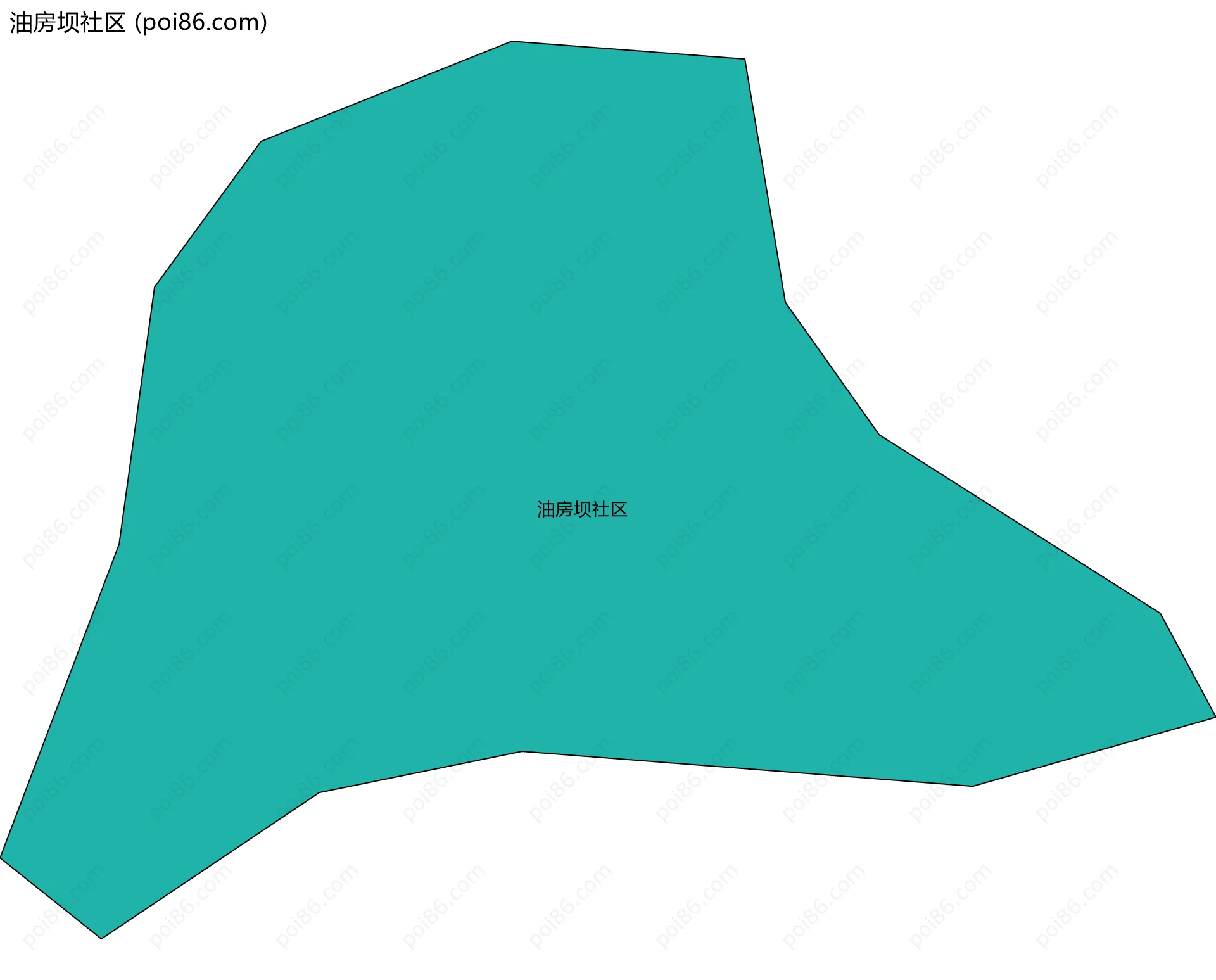 油房坝社区边界地图