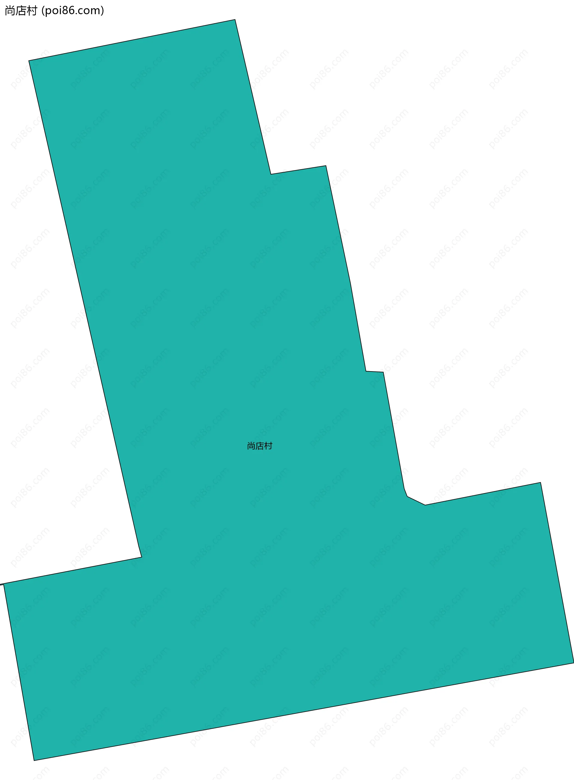 尚店村边界地图