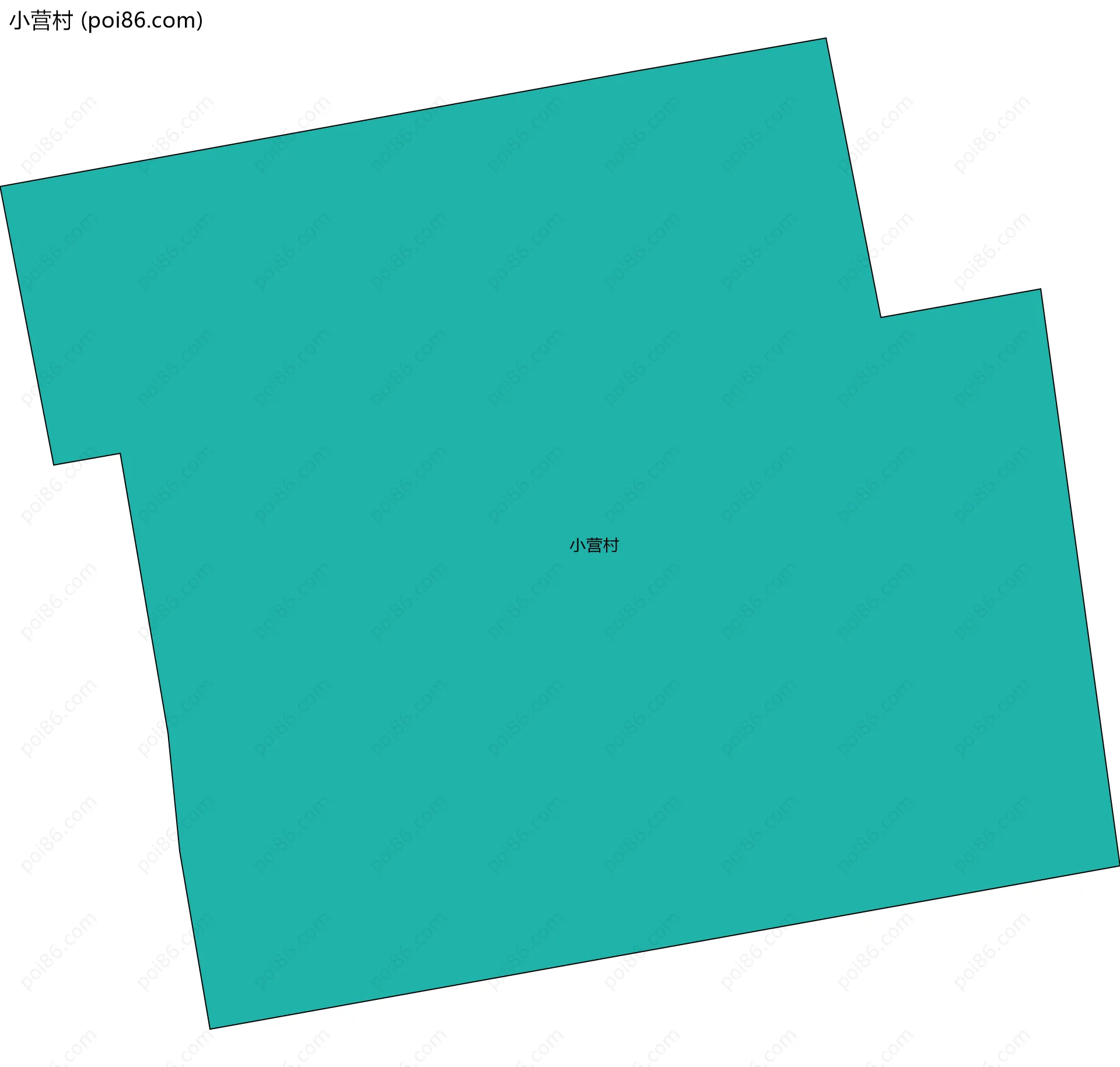 小营村边界地图