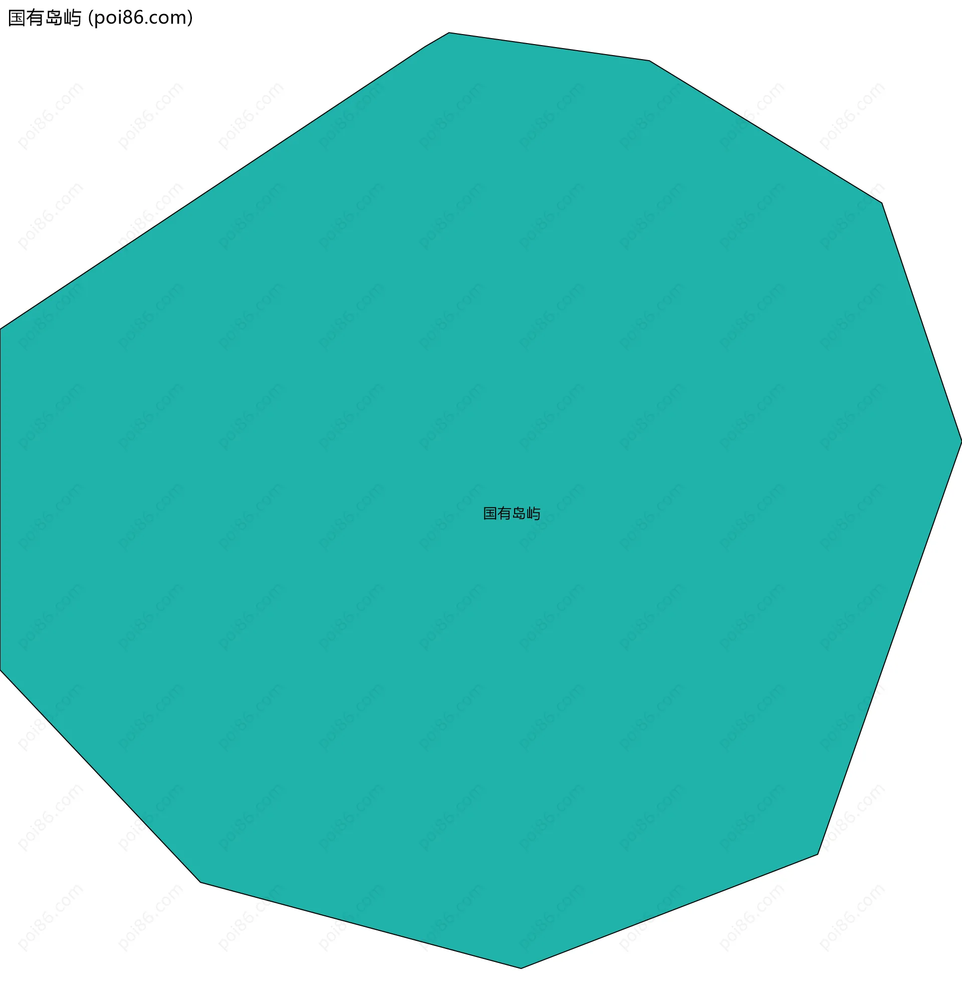 国有岛屿边界地图