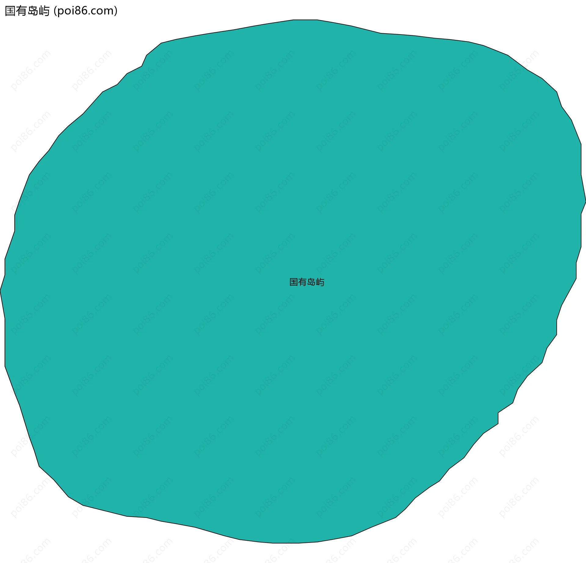 国有岛屿边界地图