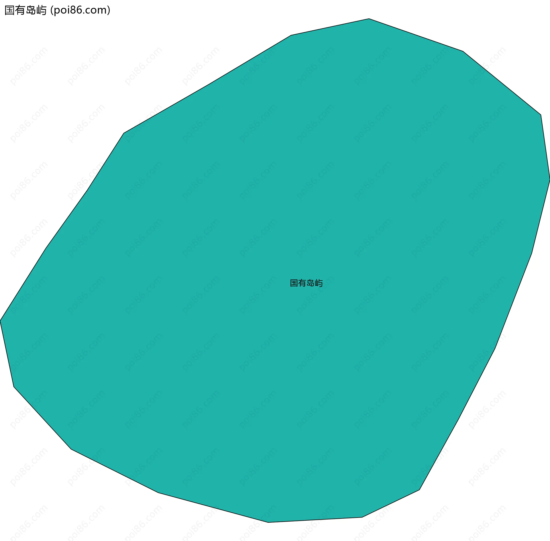 国有岛屿边界地图