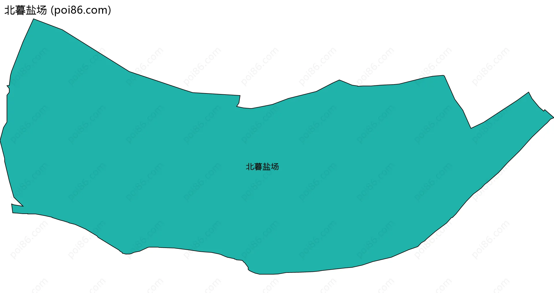 北暮盐场边界地图