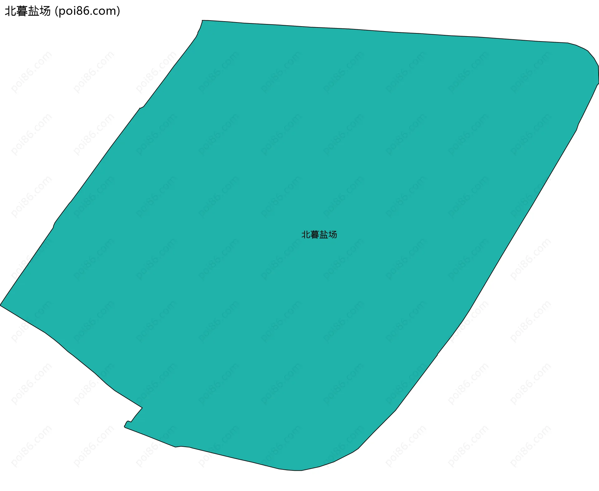 北暮盐场边界地图