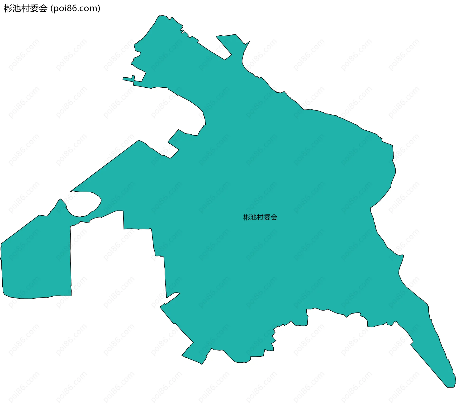 彬池村委会边界地图