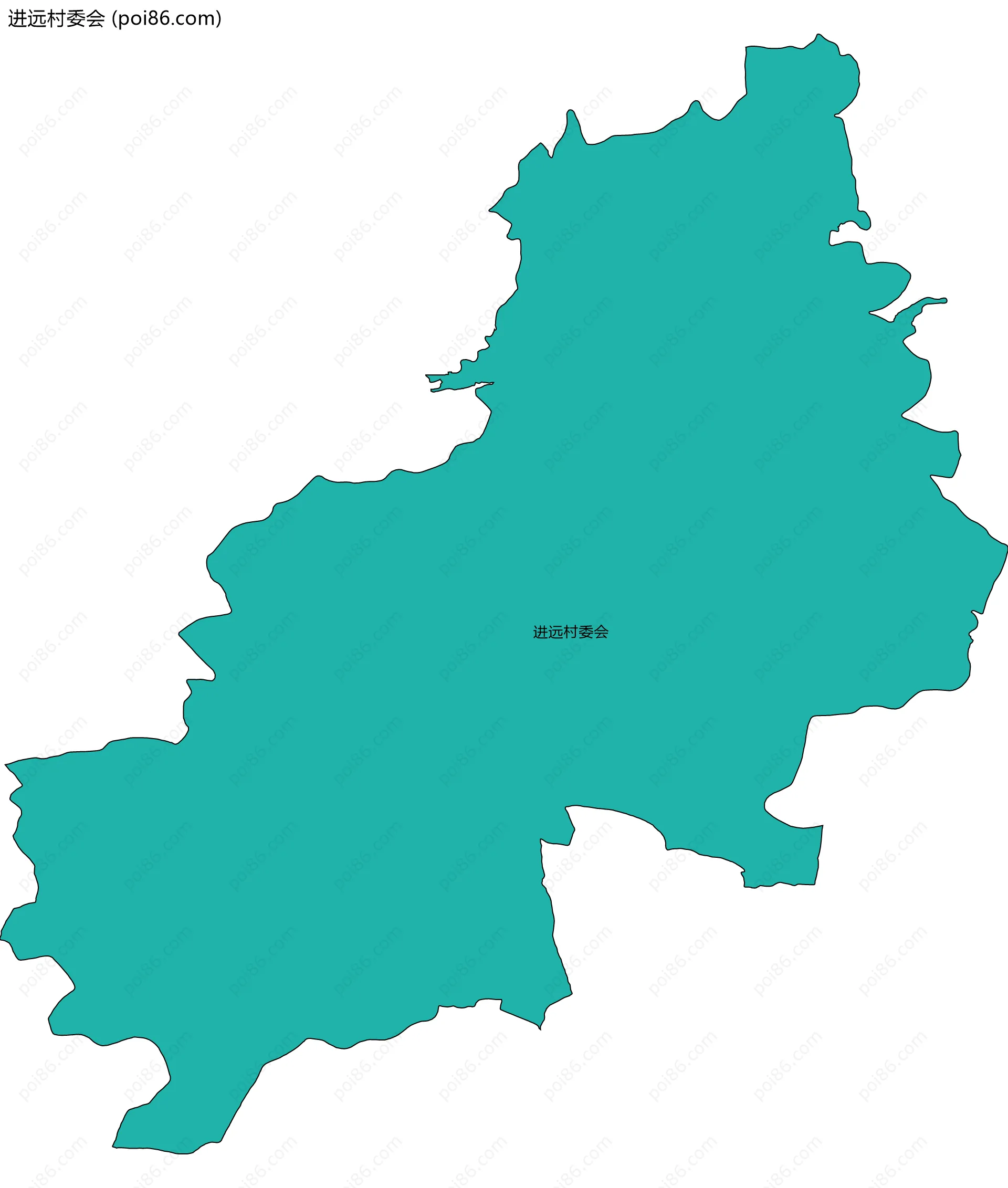 进远村委会边界地图