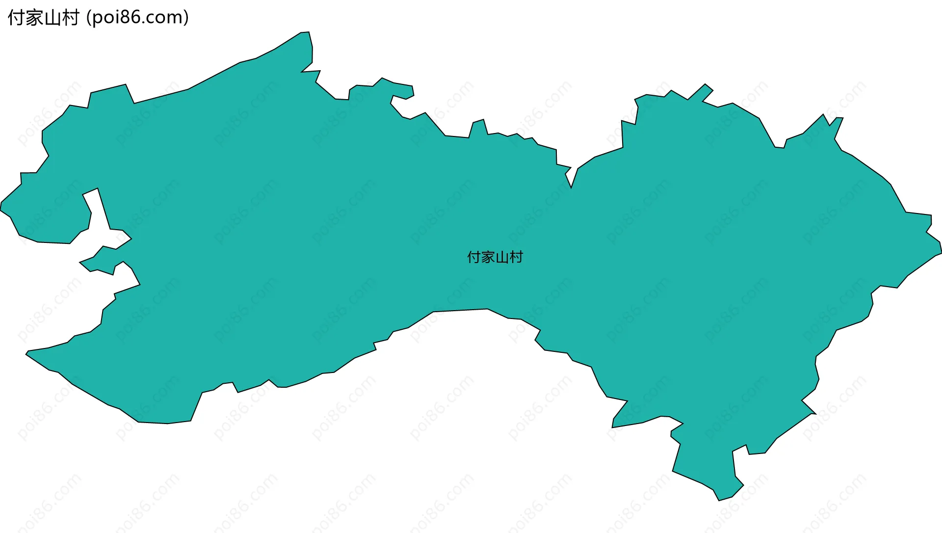 付家山村边界地图