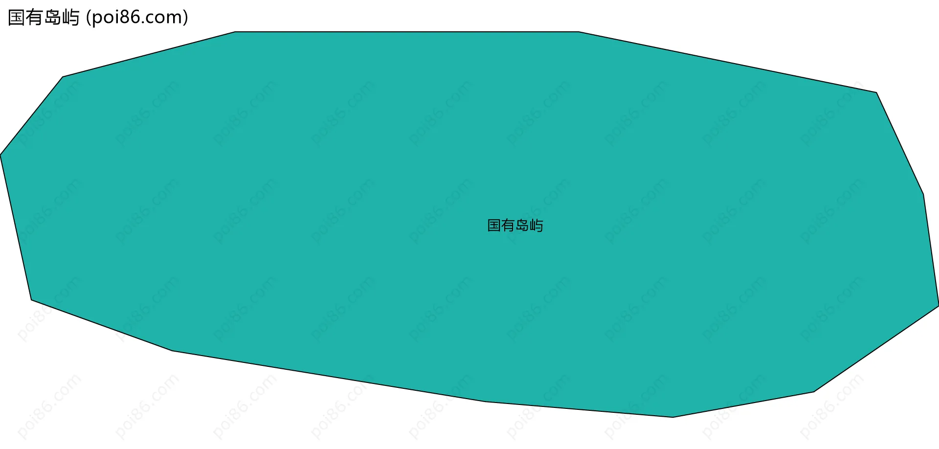 国有岛屿边界地图