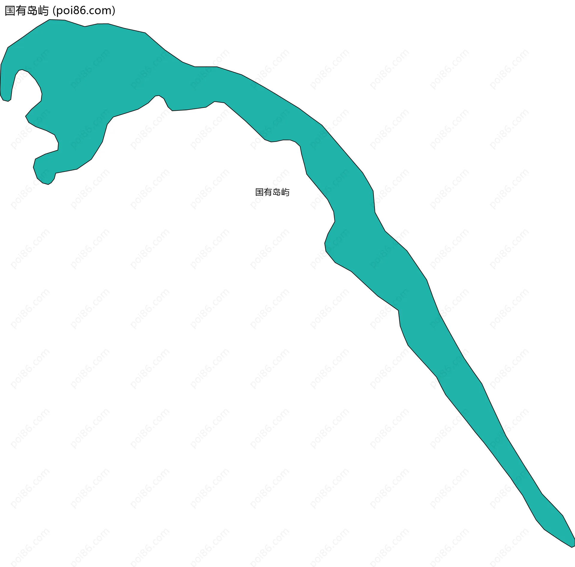 国有岛屿边界地图