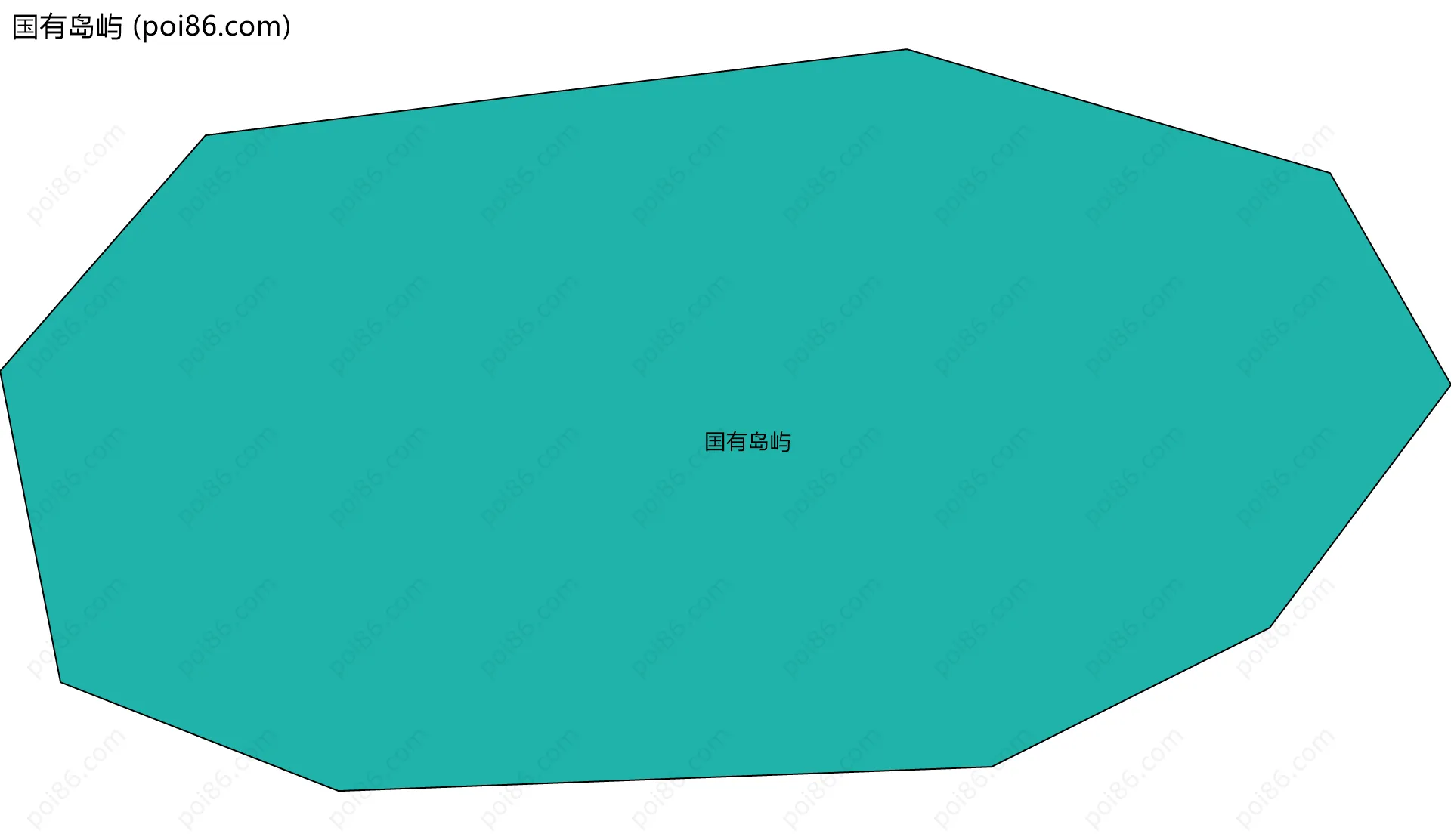 国有岛屿边界地图