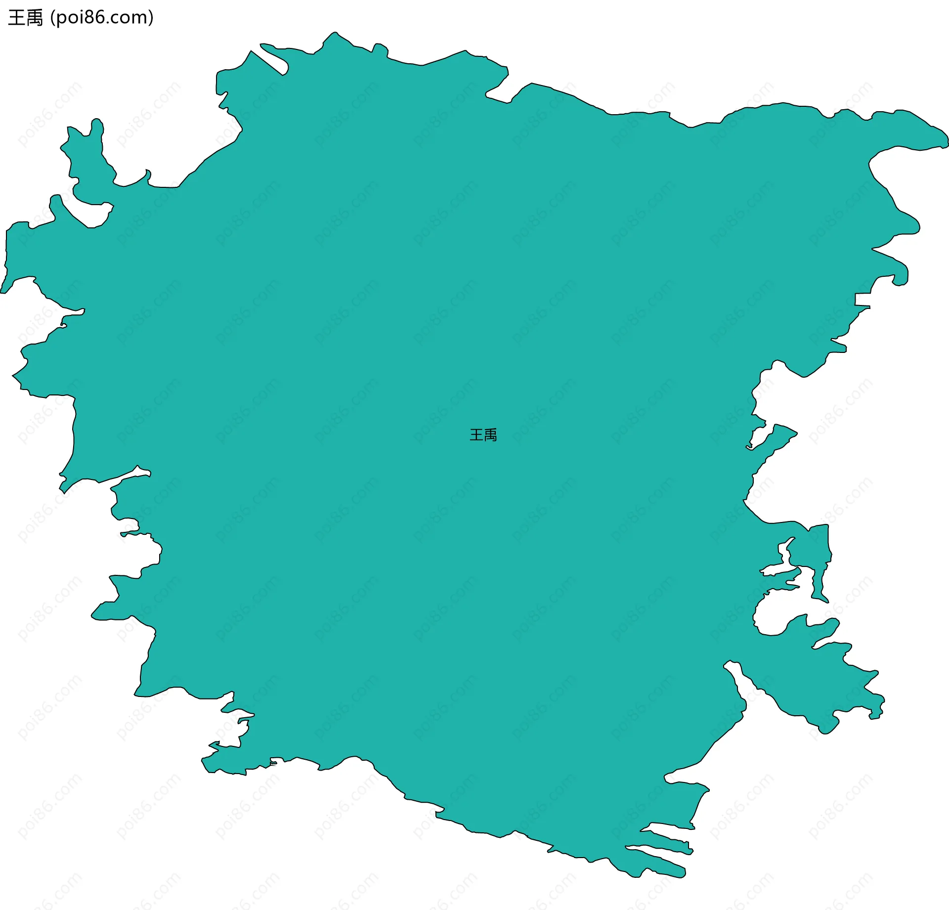 王禹边界地图