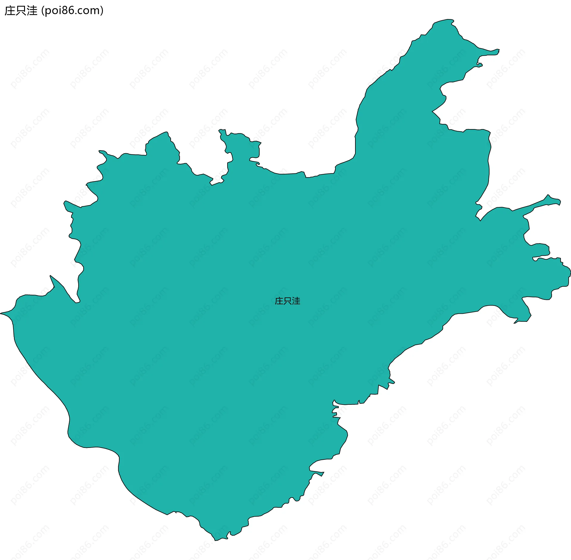 庄只洼边界地图