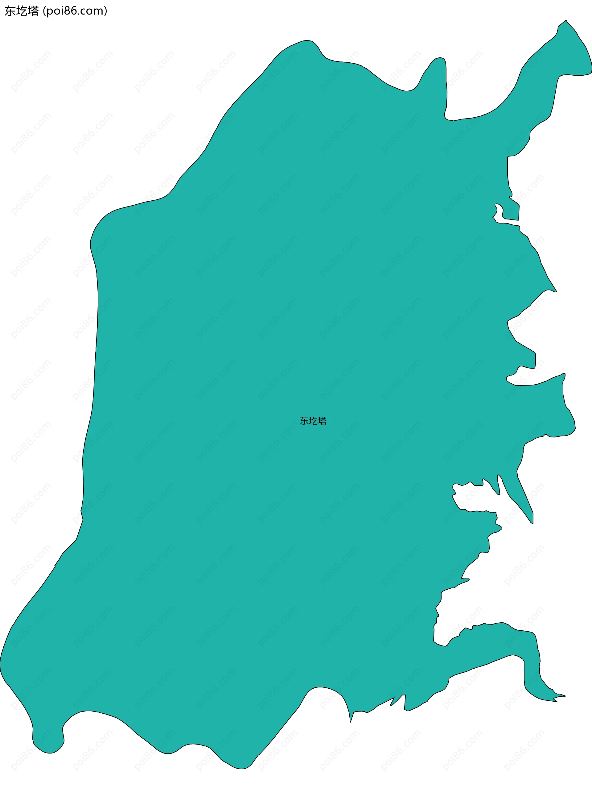 东圪塔边界地图