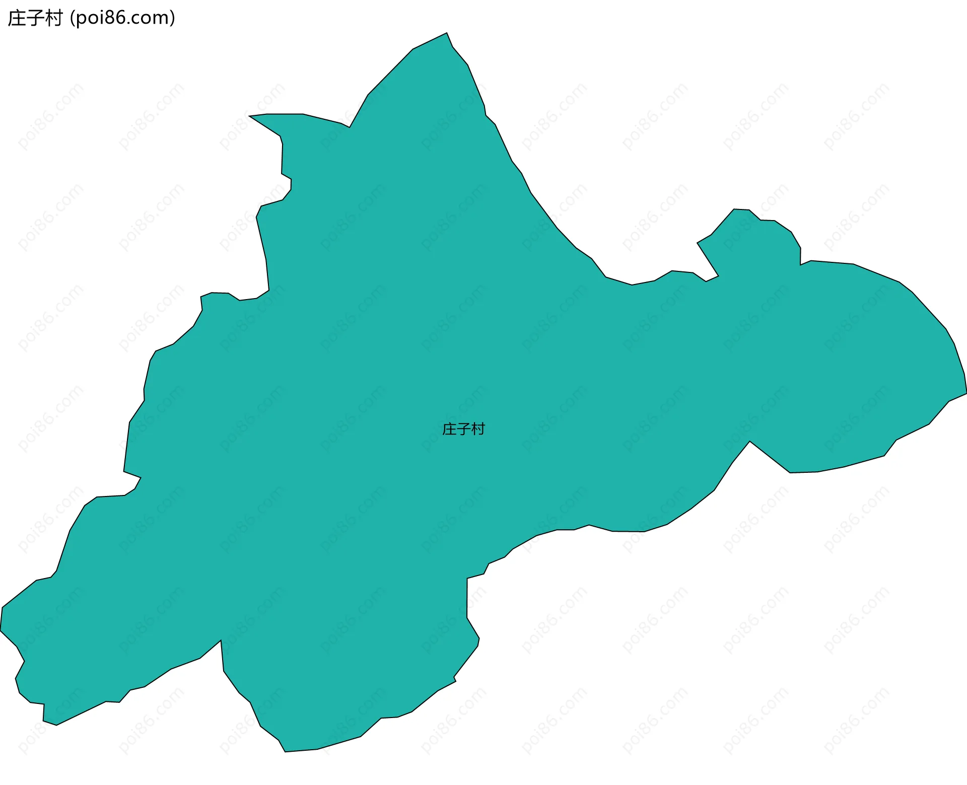 庄子村边界地图