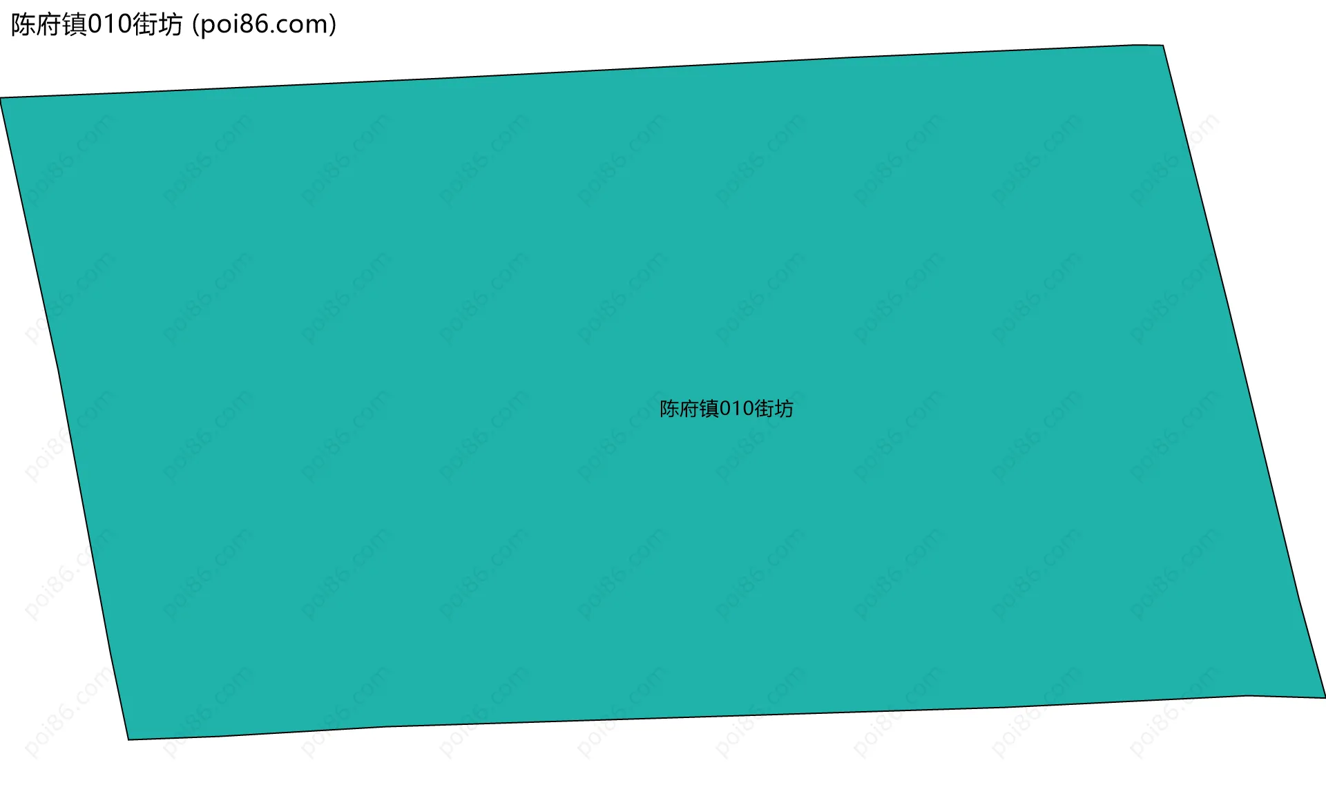 陈府镇010街坊边界地图