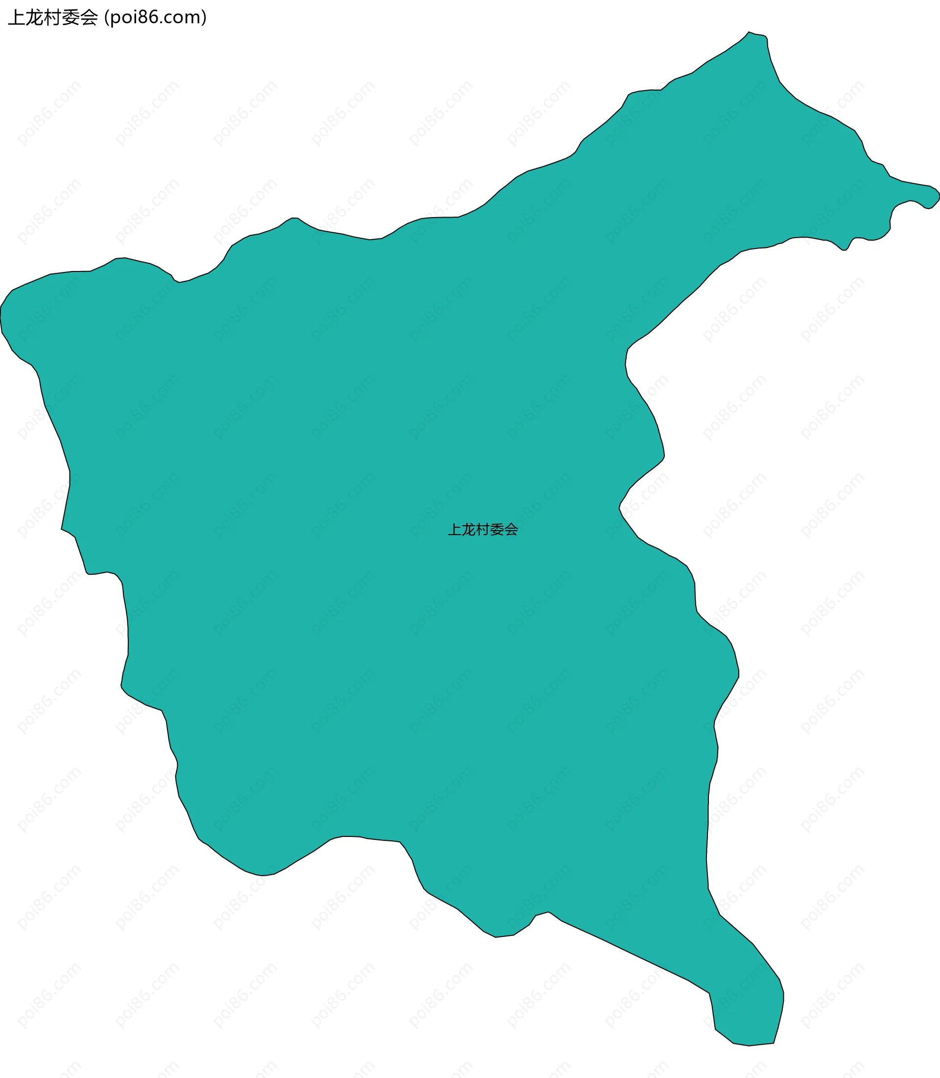 上龙村委会边界地图