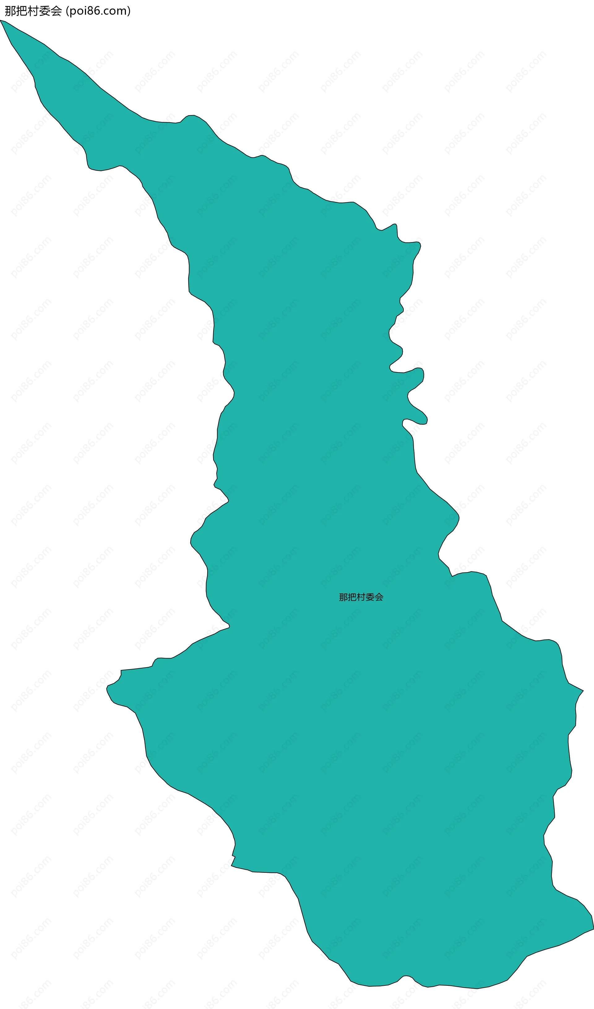 那把村委会边界地图