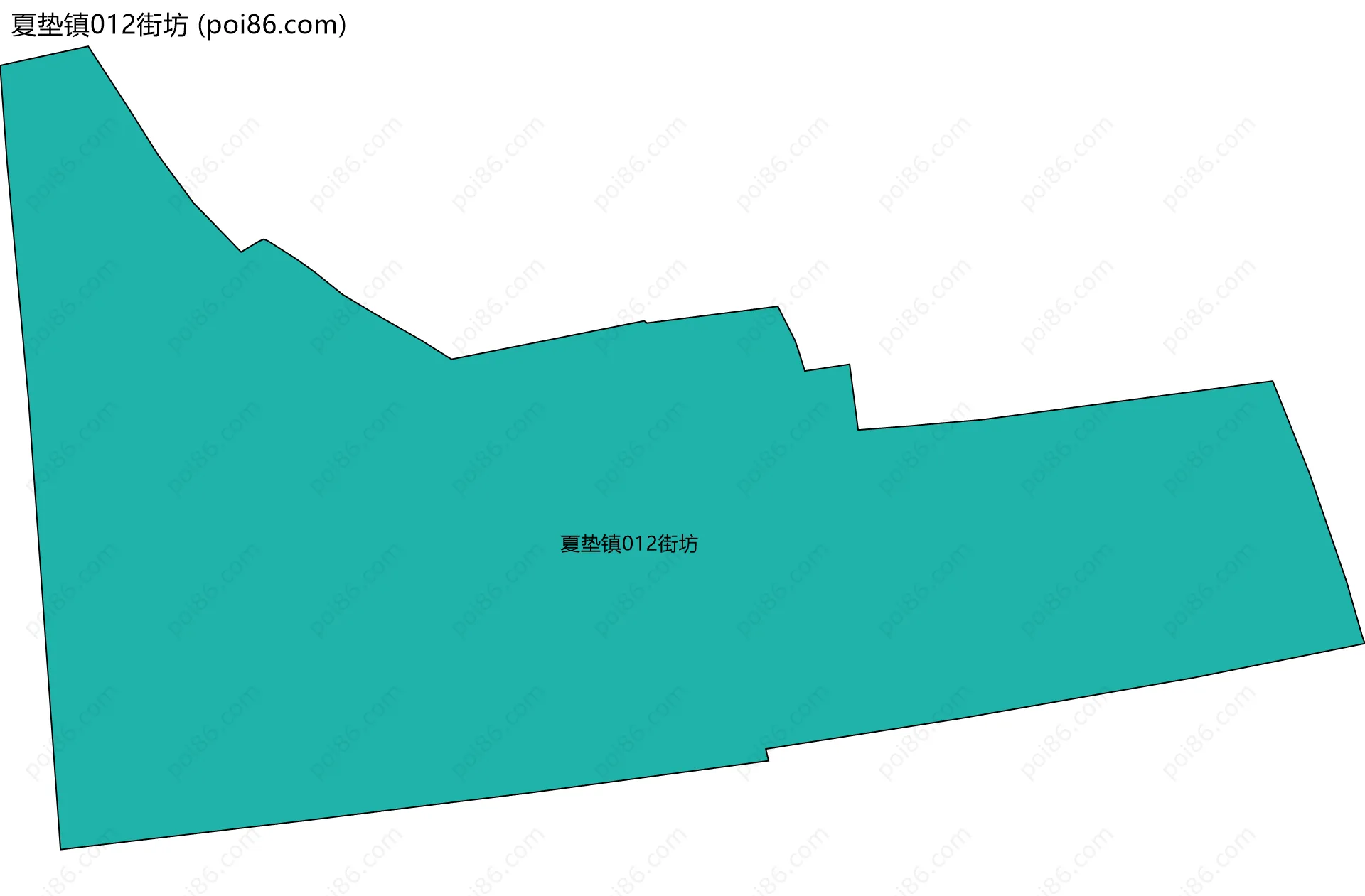 夏垫镇012街坊边界地图